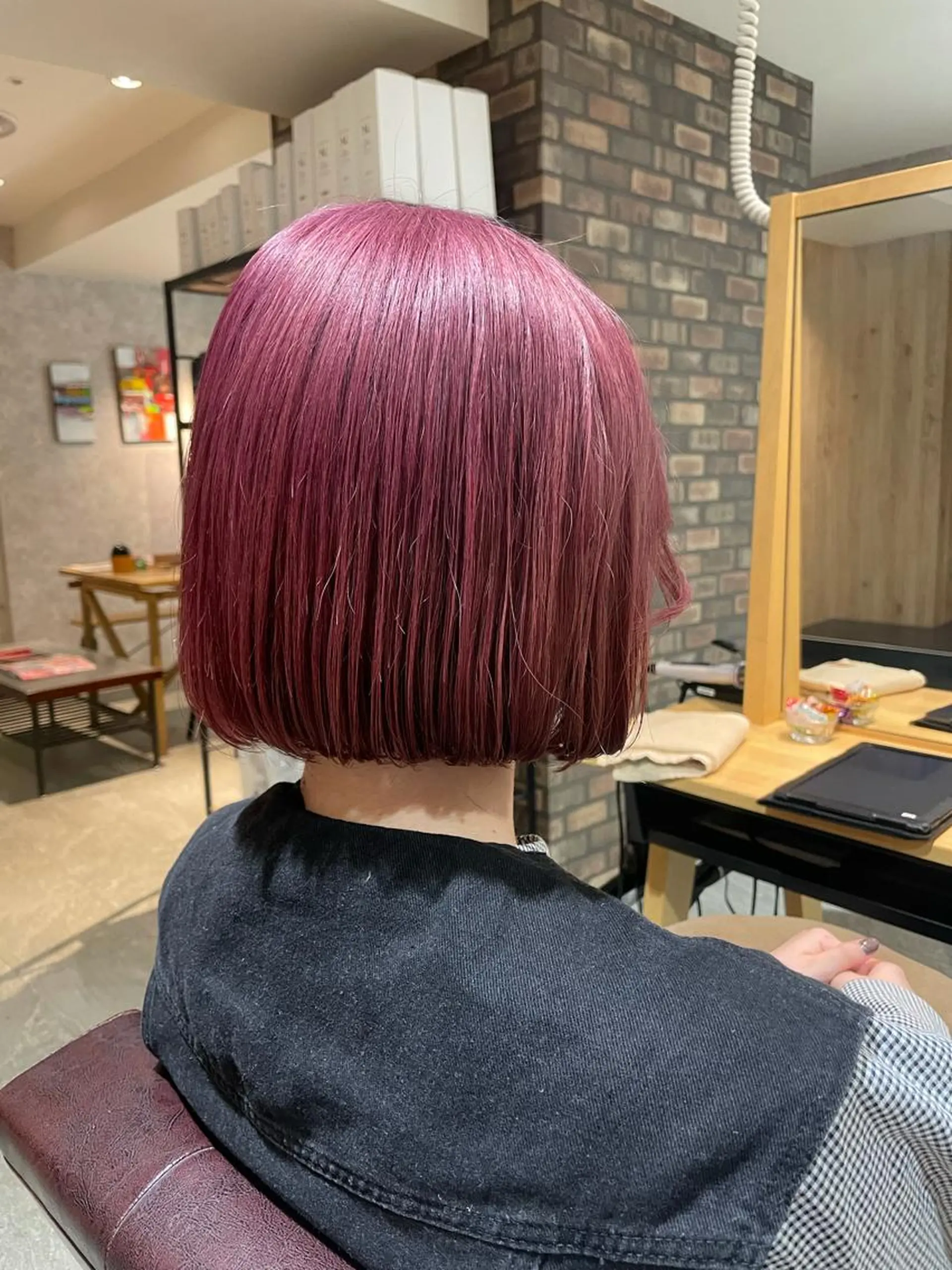 ミディアム 髪質改善 カット ヘアカラー TERRACE LUXBE阿倍野アポロ店所属・ショートカット支持率 NO.1✨清家央隆のヘアスタイル