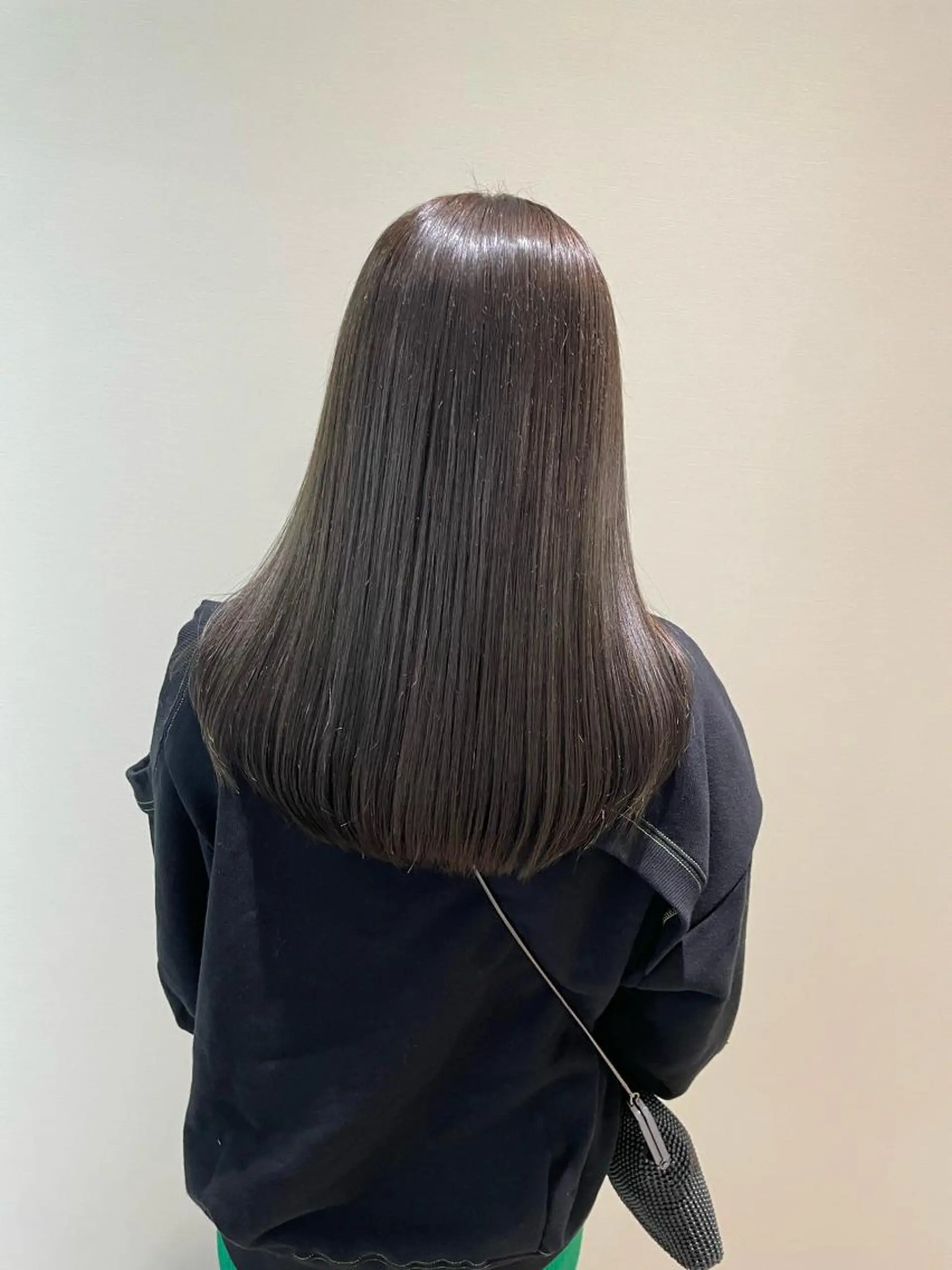 セミロング カラー ヘアアレンジ 縮毛矯正 Ella所属・nana【艶髪】/ レイヤー/縮毛矯正のヘアスタイル