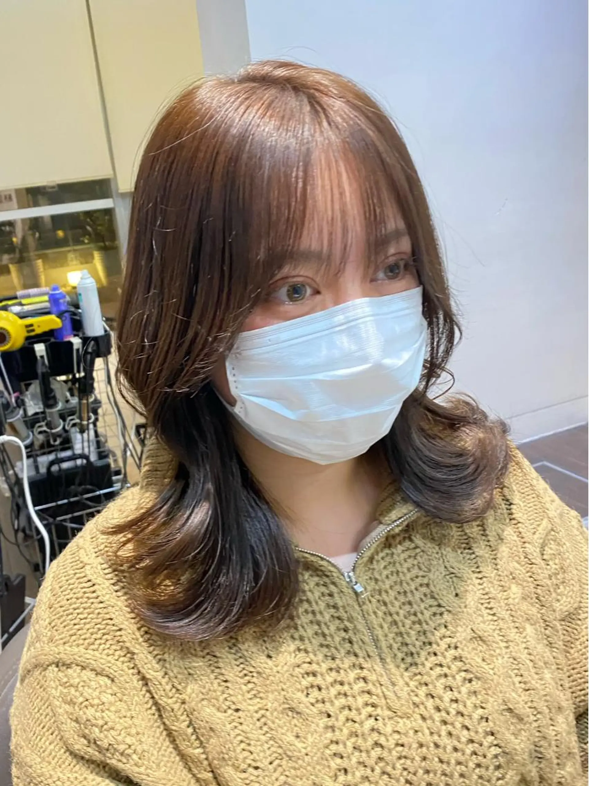 ミディアム カット パーマ トリートメント CARE UMEDA所属・隅野 恭生のヘアスタイル