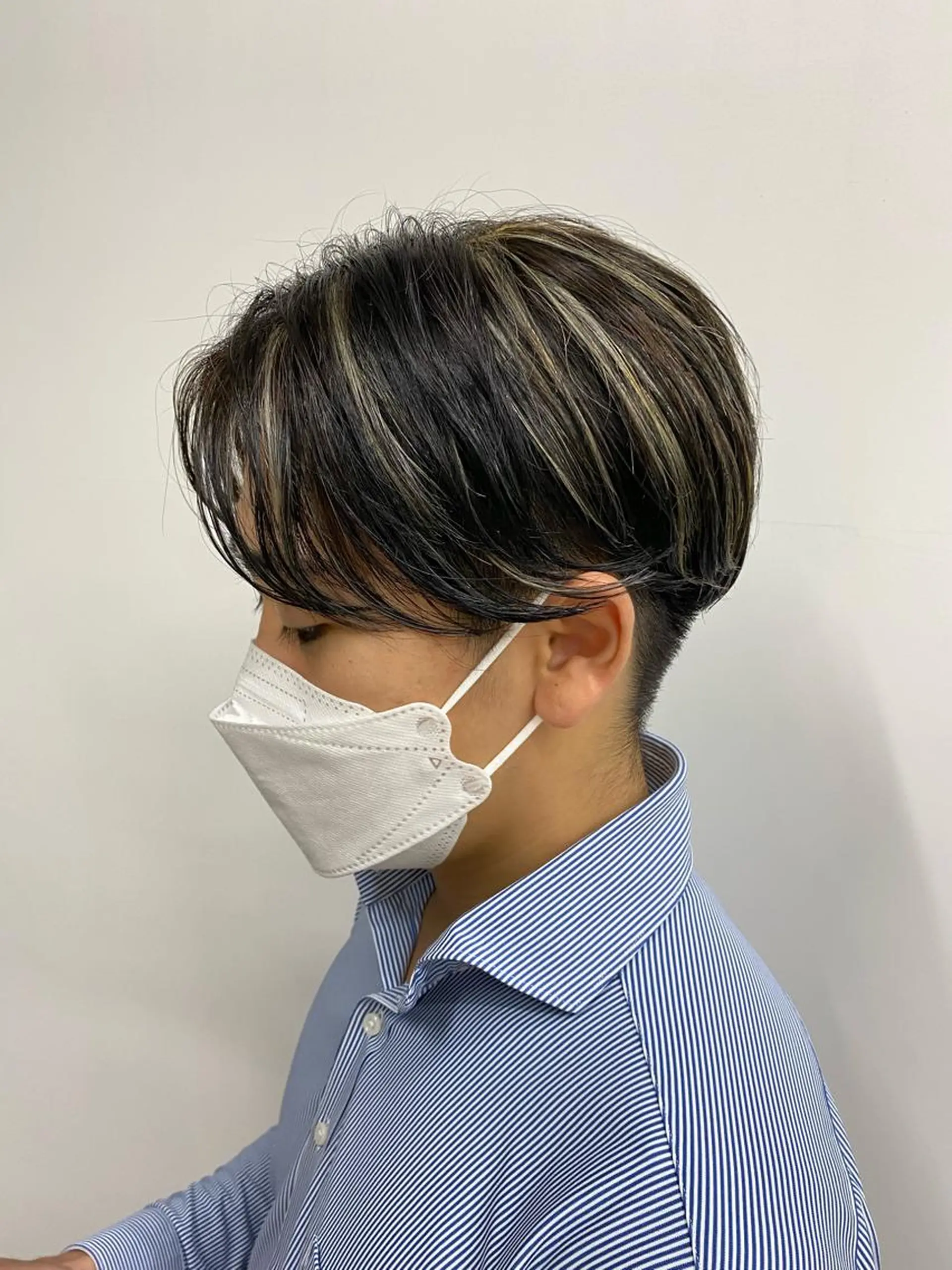 カラー メンズ 原 瑞希のヘアスタイル