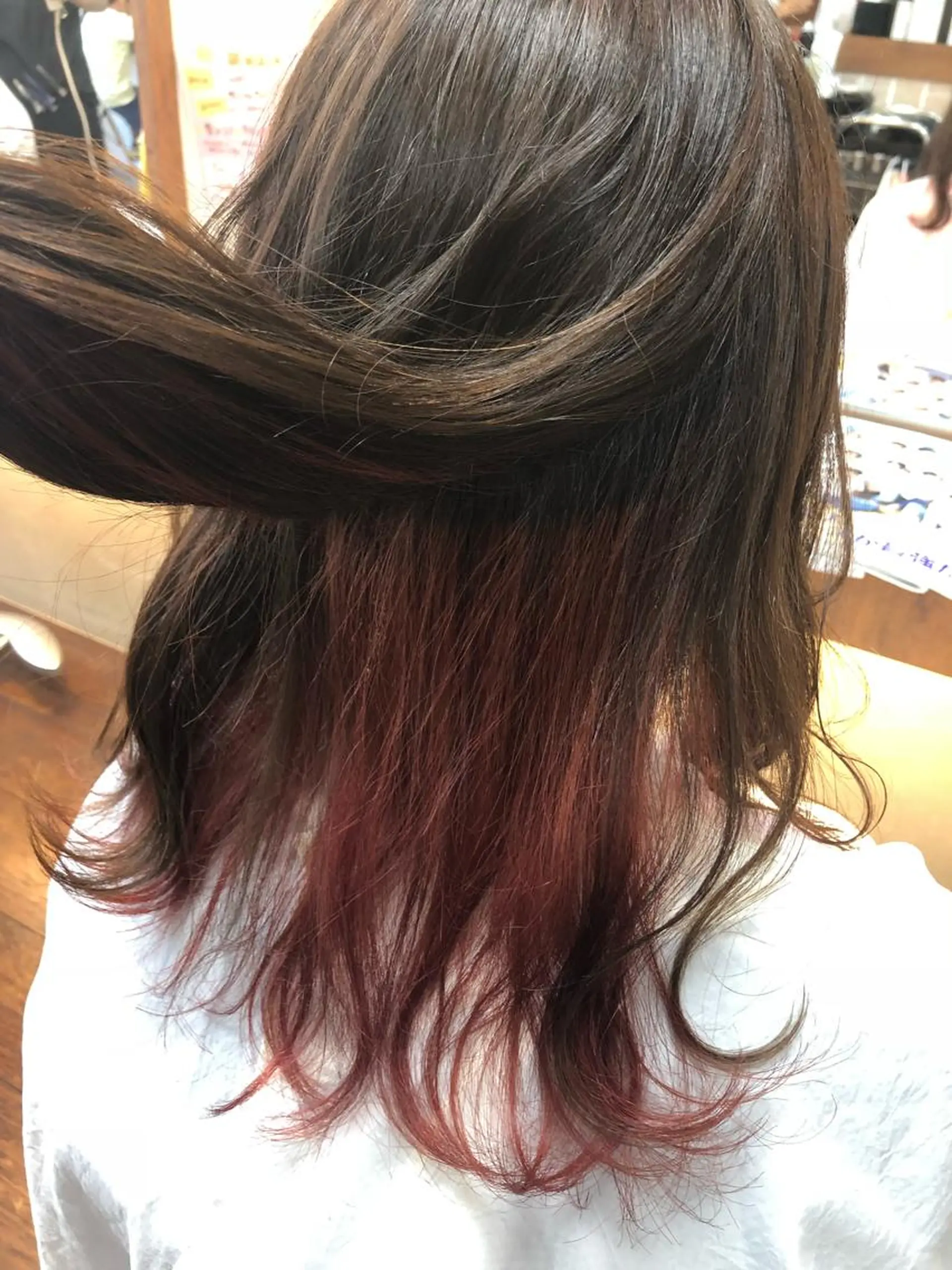 ミディアム 学生 大野 まゆのヘアスタイル