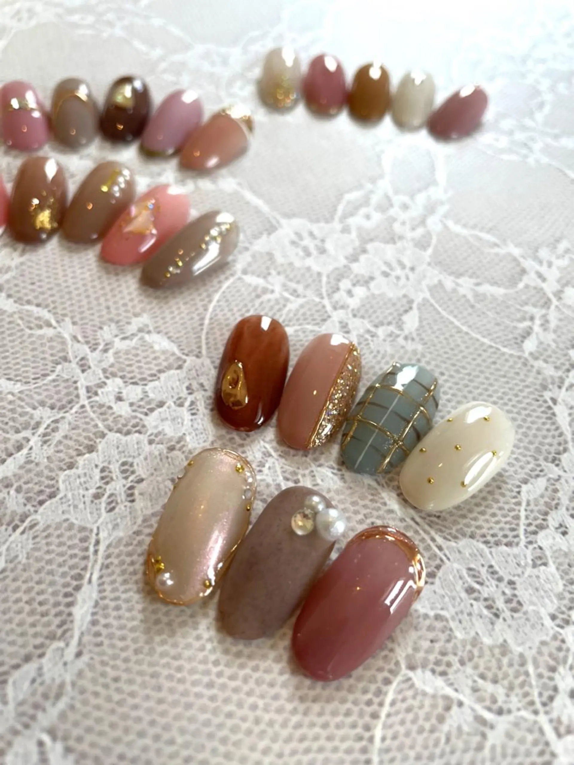 ネイル アートネイル かんの りなのネイルデザイン