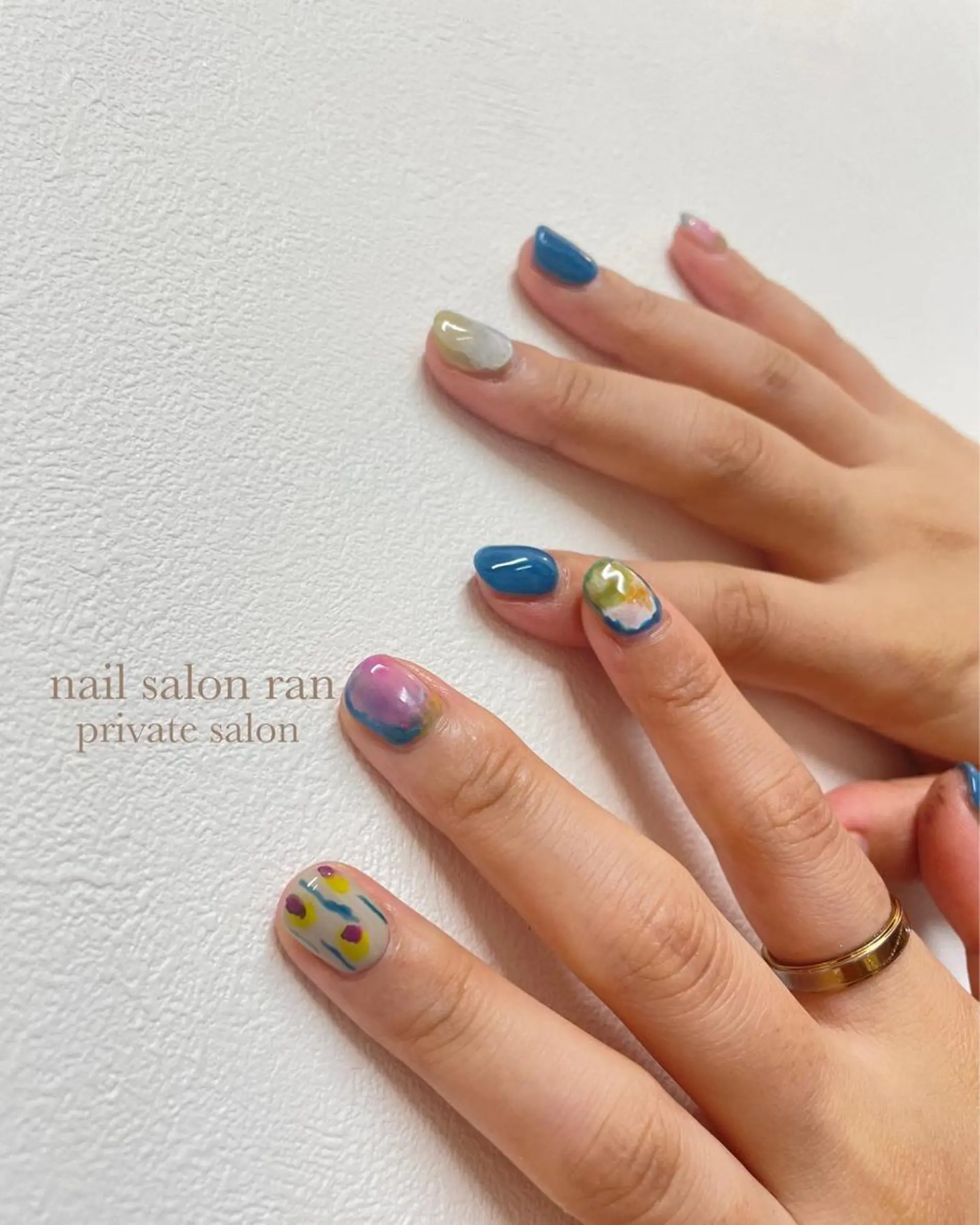 ネイル ニュアンスネイル nailsalon ranのネイルデザイン