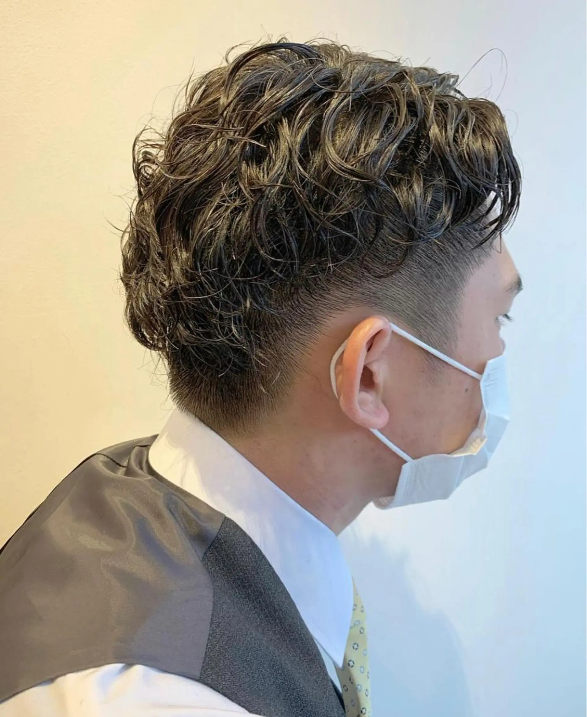 カラー パーマ メンズ 髪質改善&Spa fee南越谷2号店所属・髪質改善/南越谷/ 山岸彩夏のヘアスタイル