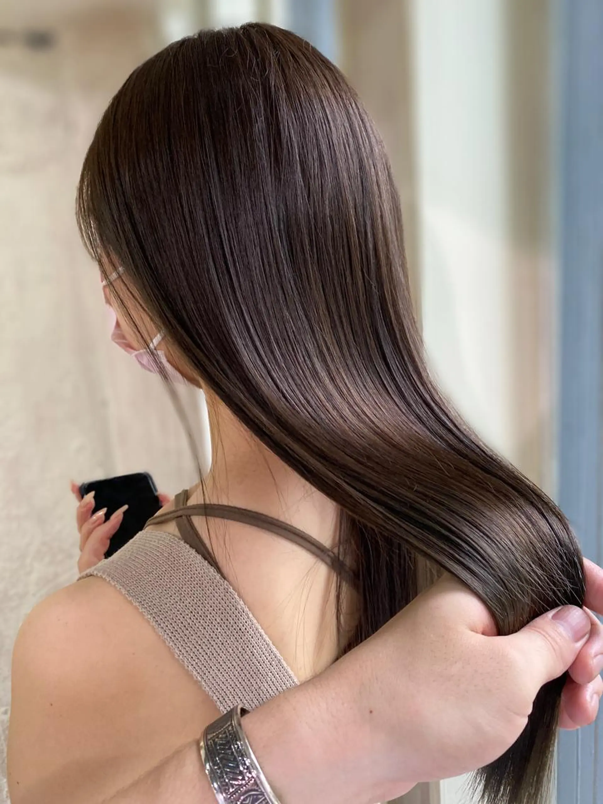 ロング カラー ベージュカラー ブリーチ ブリーチなしカラー ミニモお気に入り数 No.1宍戸雄弥のヘアスタイル