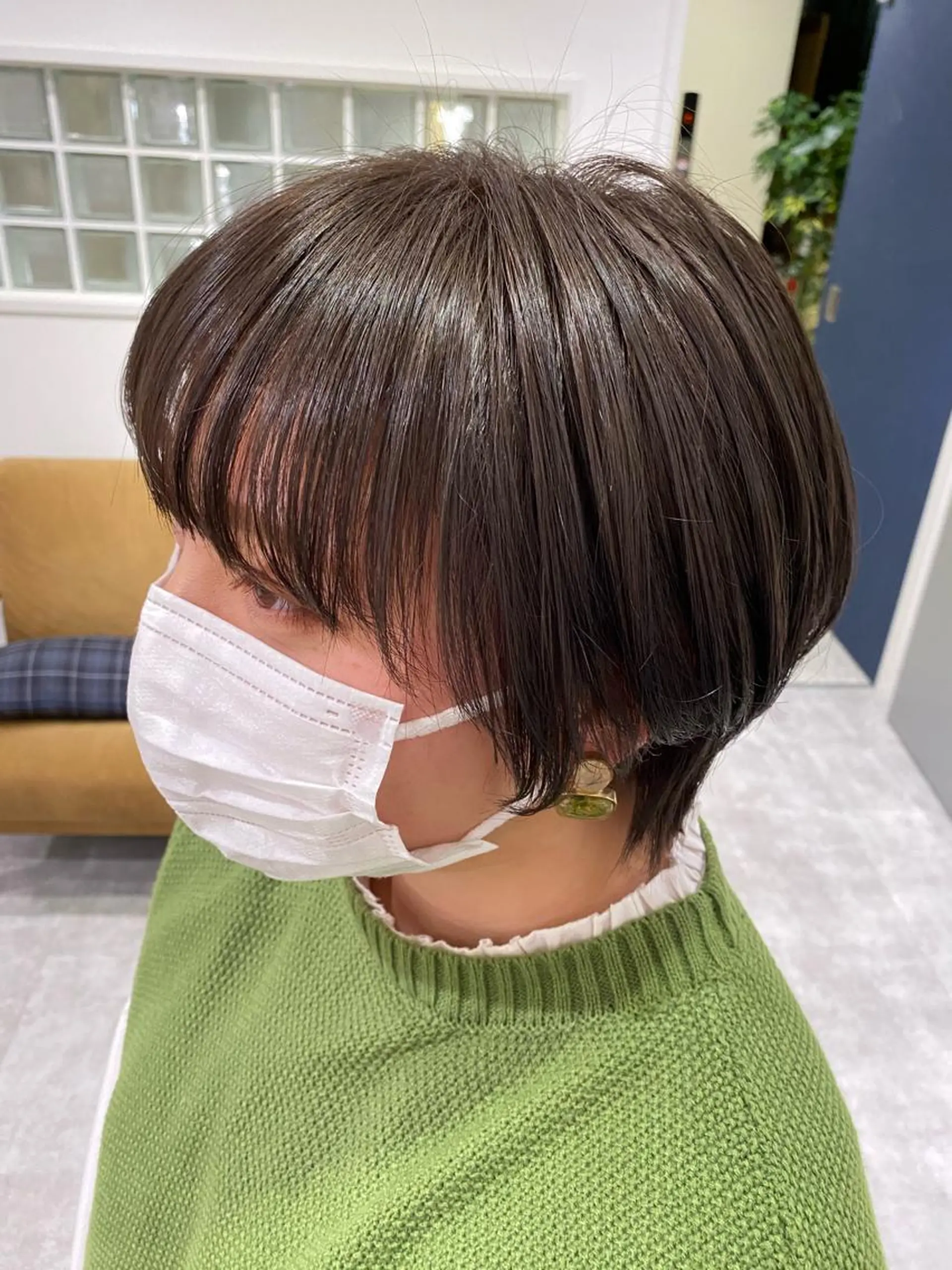 ショート カラー ブリーチ ダブルカラー 京都美容師 塩のヘアスタイル