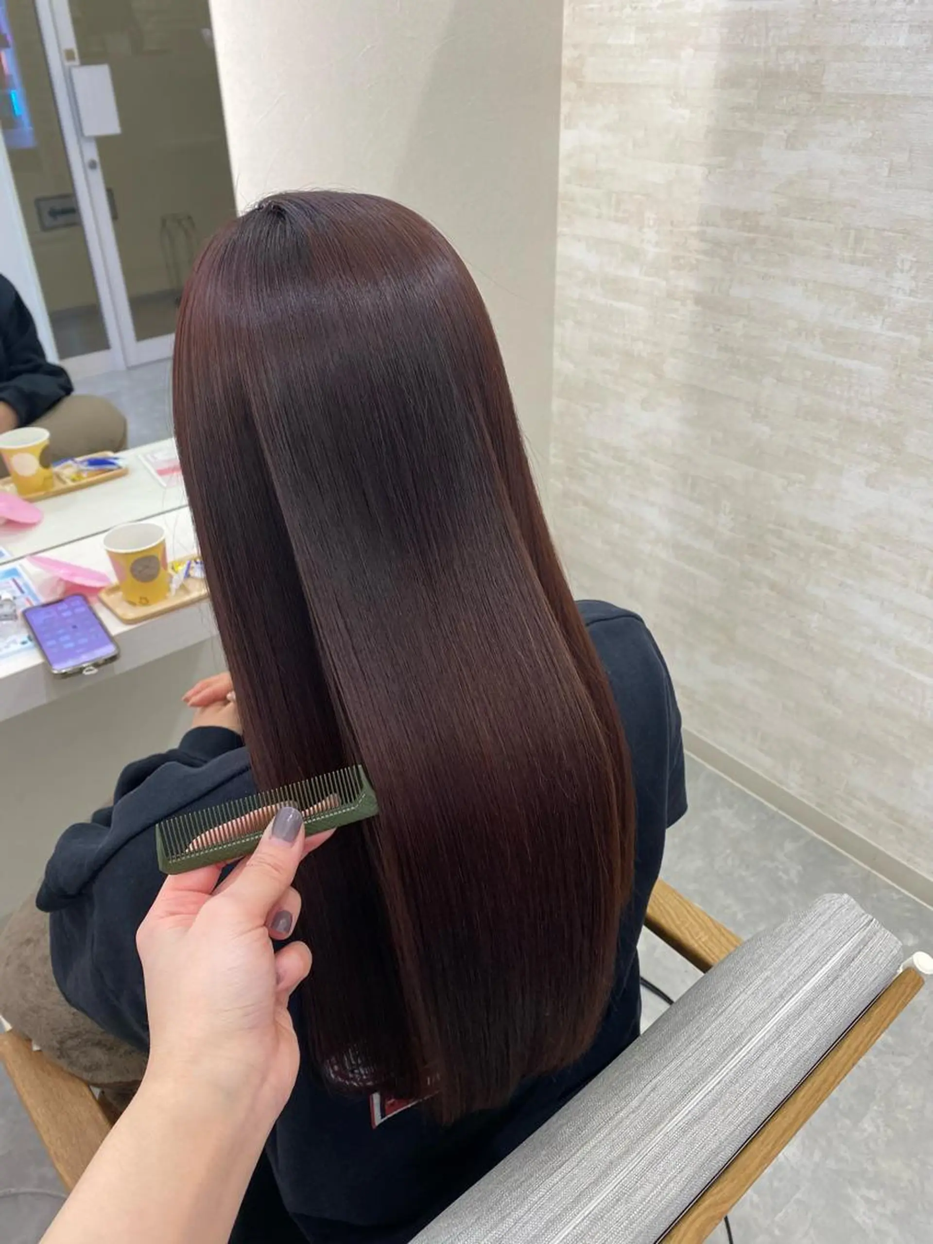 ロング 髪質改善&ヘアケア 永山若奈のヘアスタイル