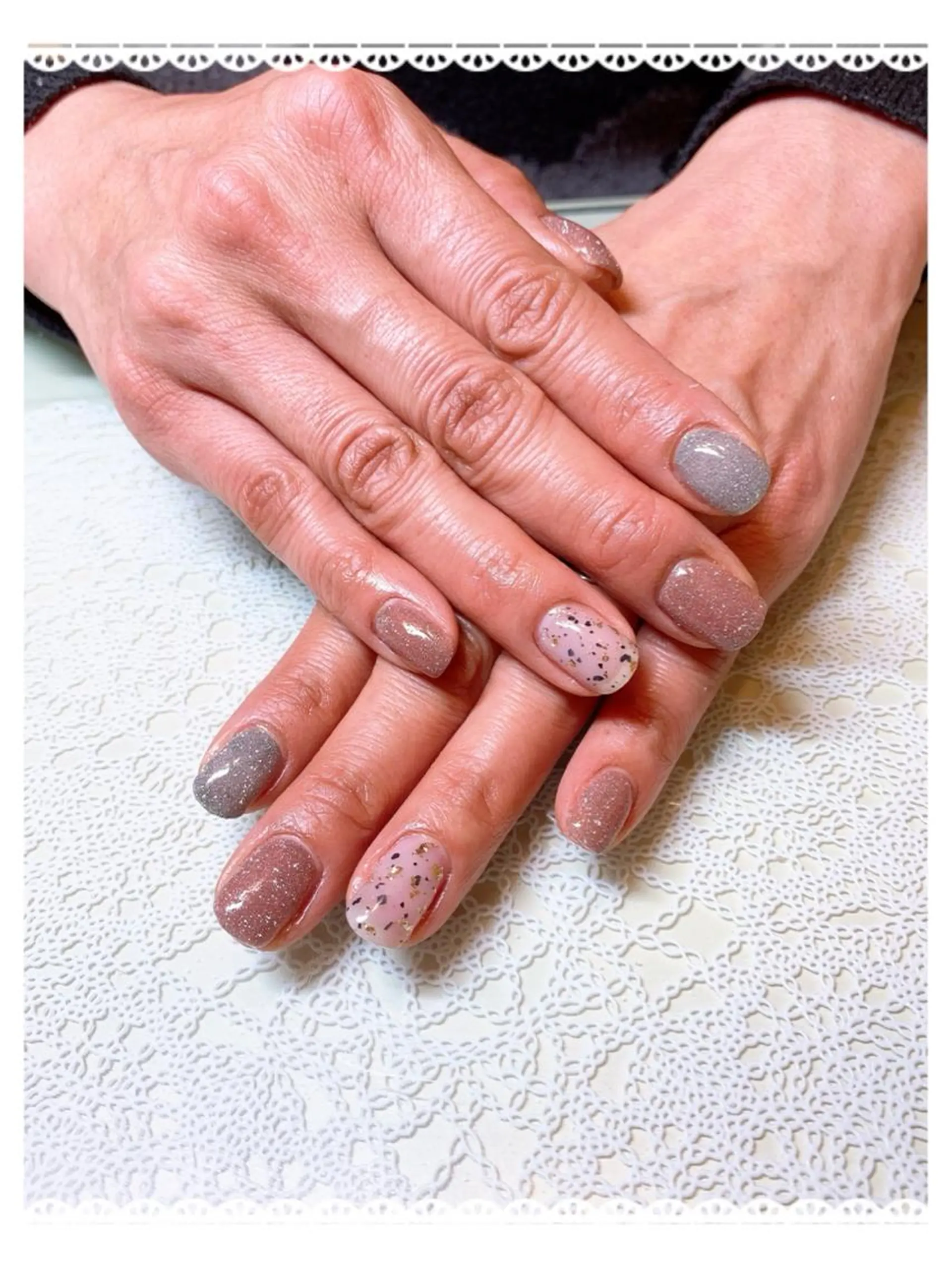 ネイル フラッシュネイル ゴールド ｔe_ nailのネイルデザイン