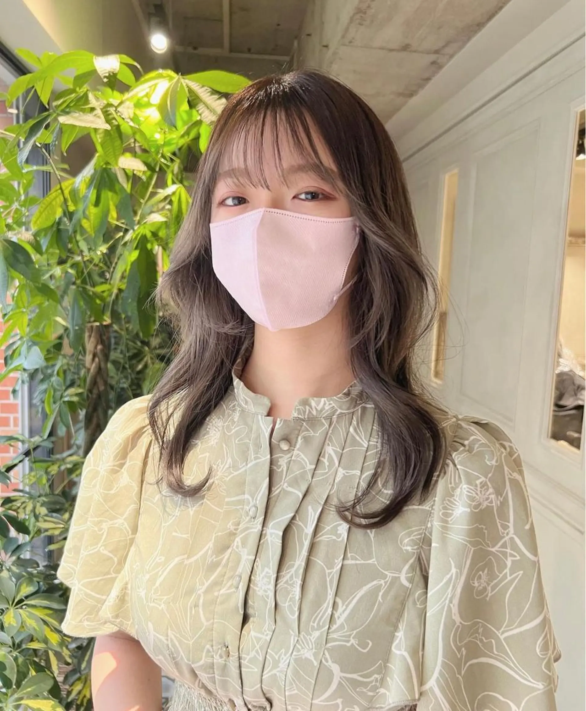 セミロング ヘアカラー 梅原 大和のヘアスタイル