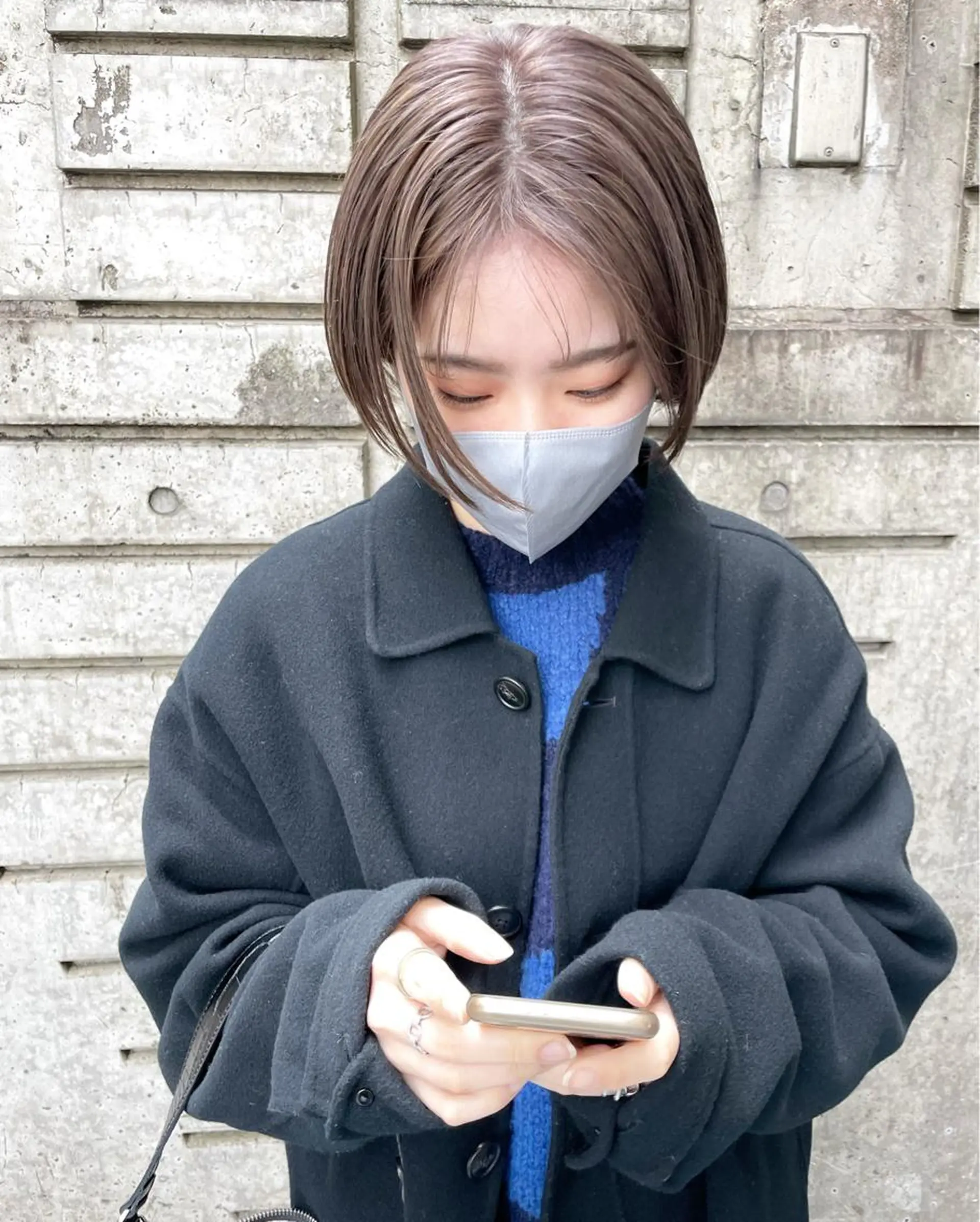 ショート カラー 👩🏻ボブ/ 髪質改善ダブルカラーのヘアスタイル