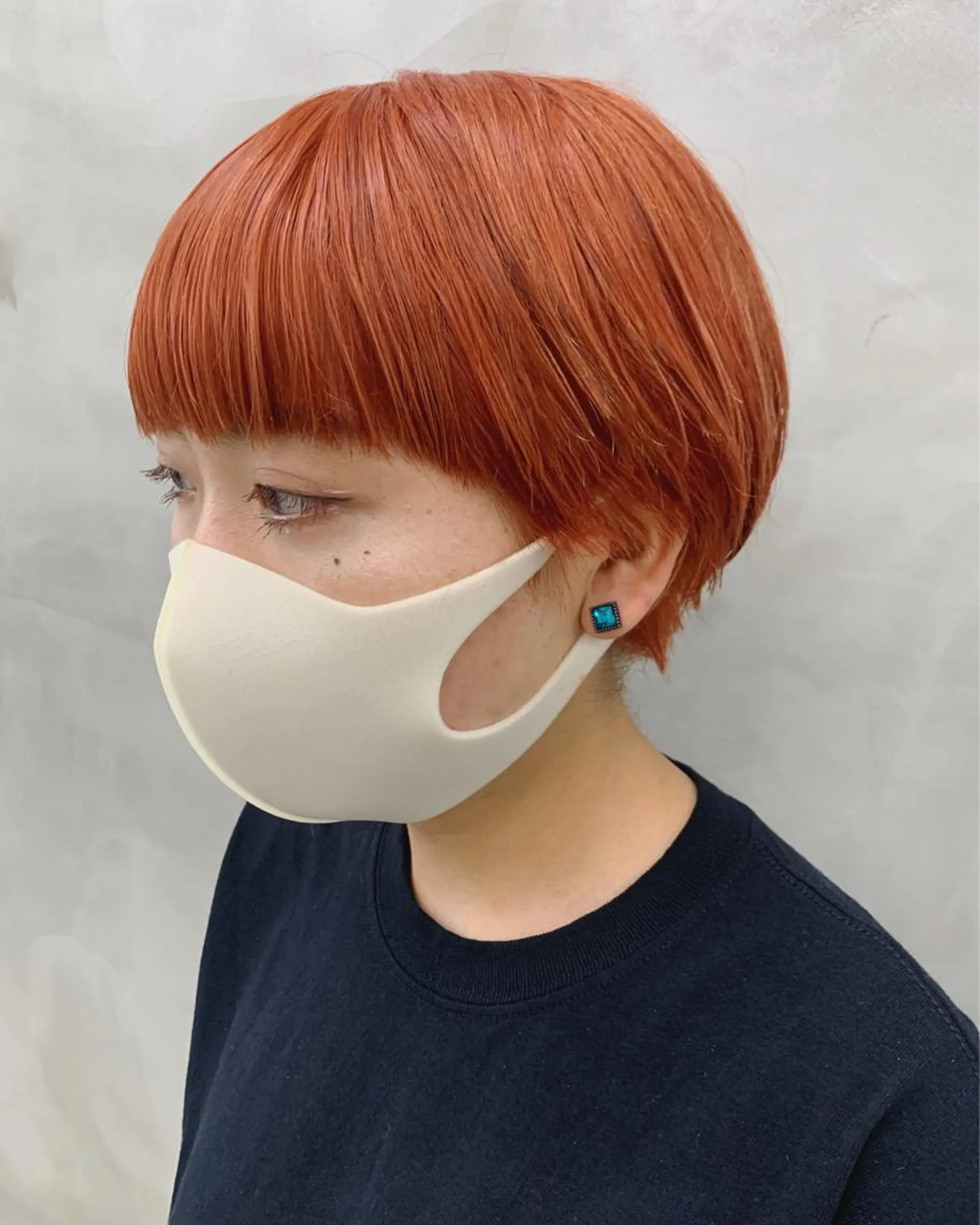 ショート カラー オレンジ ショートヘア ブームボックス所属・🐝ハイトーンカラー hachi🐝のヘアスタイル