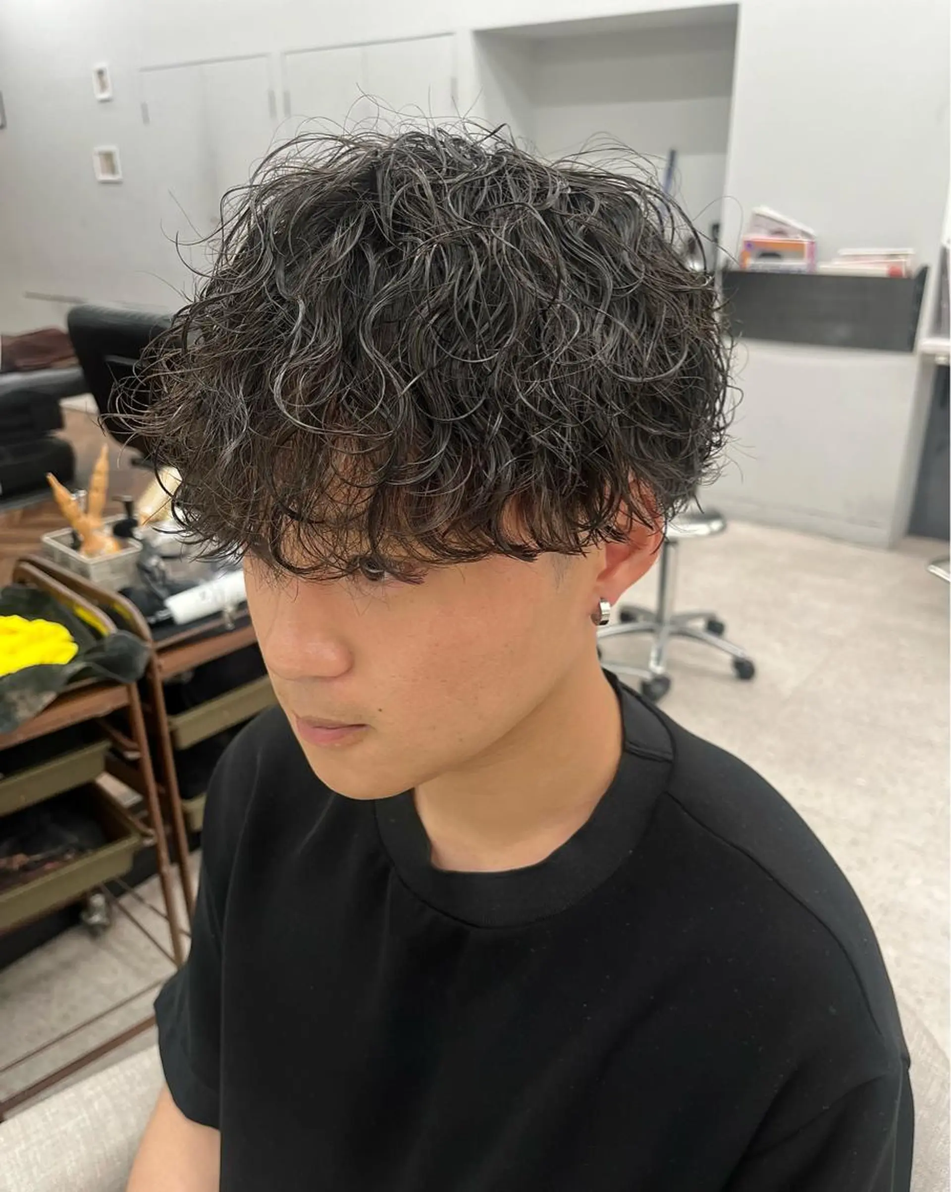 パーマ メンズ カット パーマ 🍐シャドウパーマ メンズ特化/守岡🍐のヘアスタイル