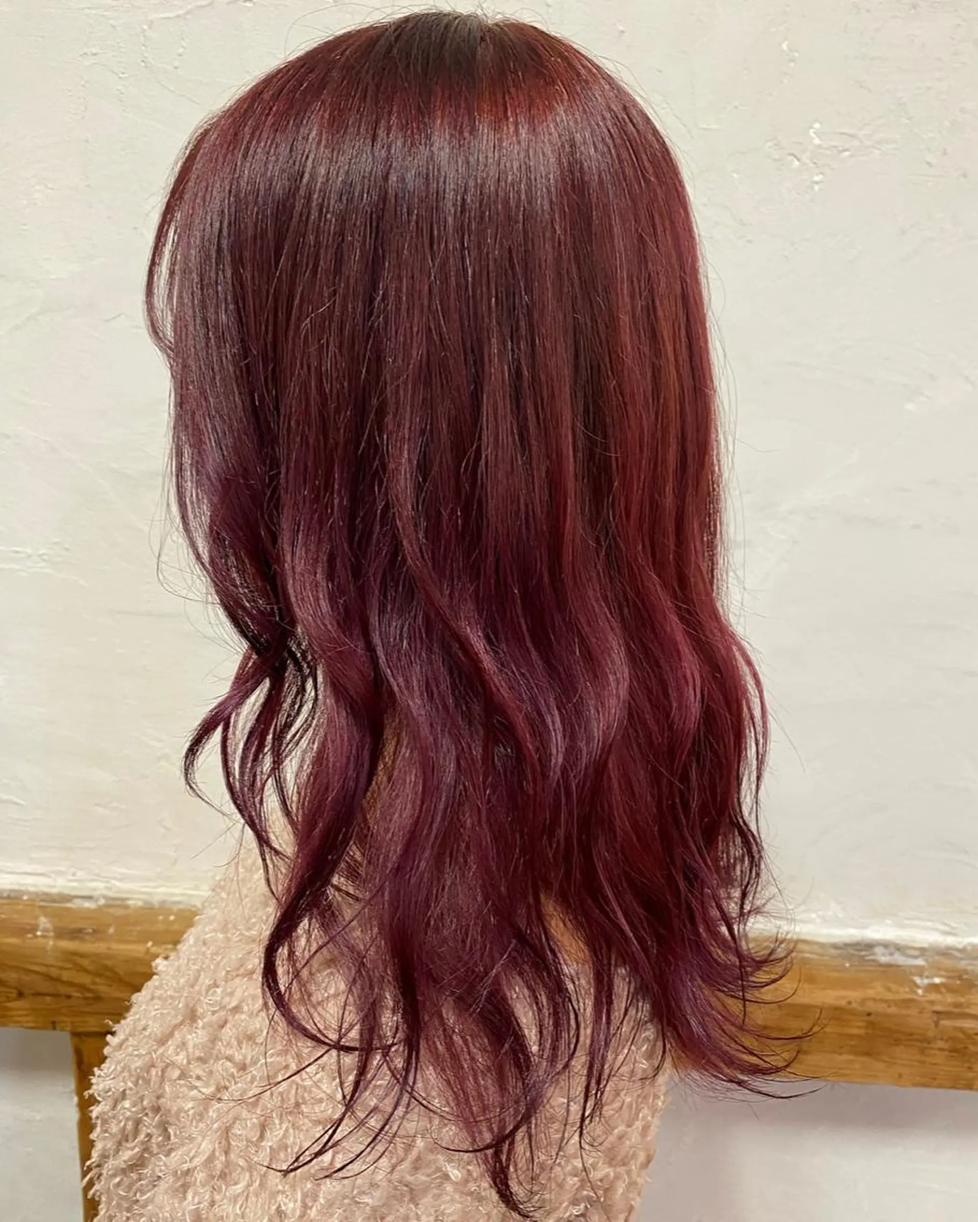 カラー ラベンダーカラー ラベンダーピンク ピンクカラー 木村 彩花のヘアスタイル