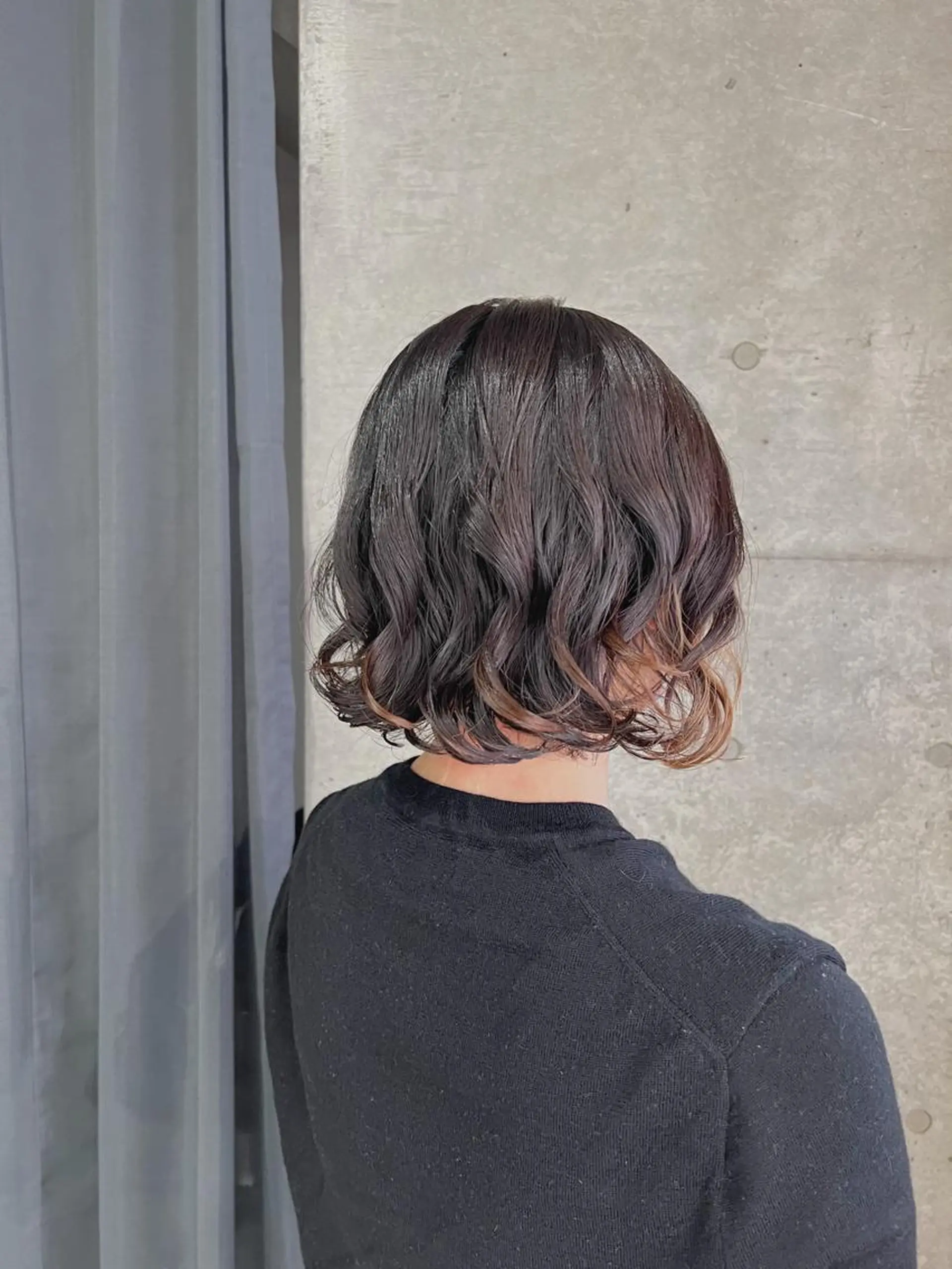 パーマ ボブパーマコテ巻き風 パーマNo1深江秀平のヘアスタイル