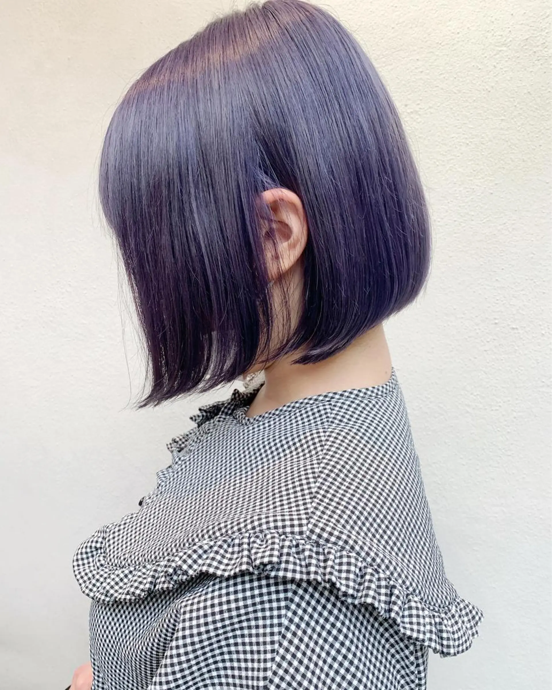 ショート カラー ブルーカラー ブルーラベンダー ラベンダーカラー ヘアカラー トリートメント 樫原裕二 /柔らかいカラーのヘアスタイル