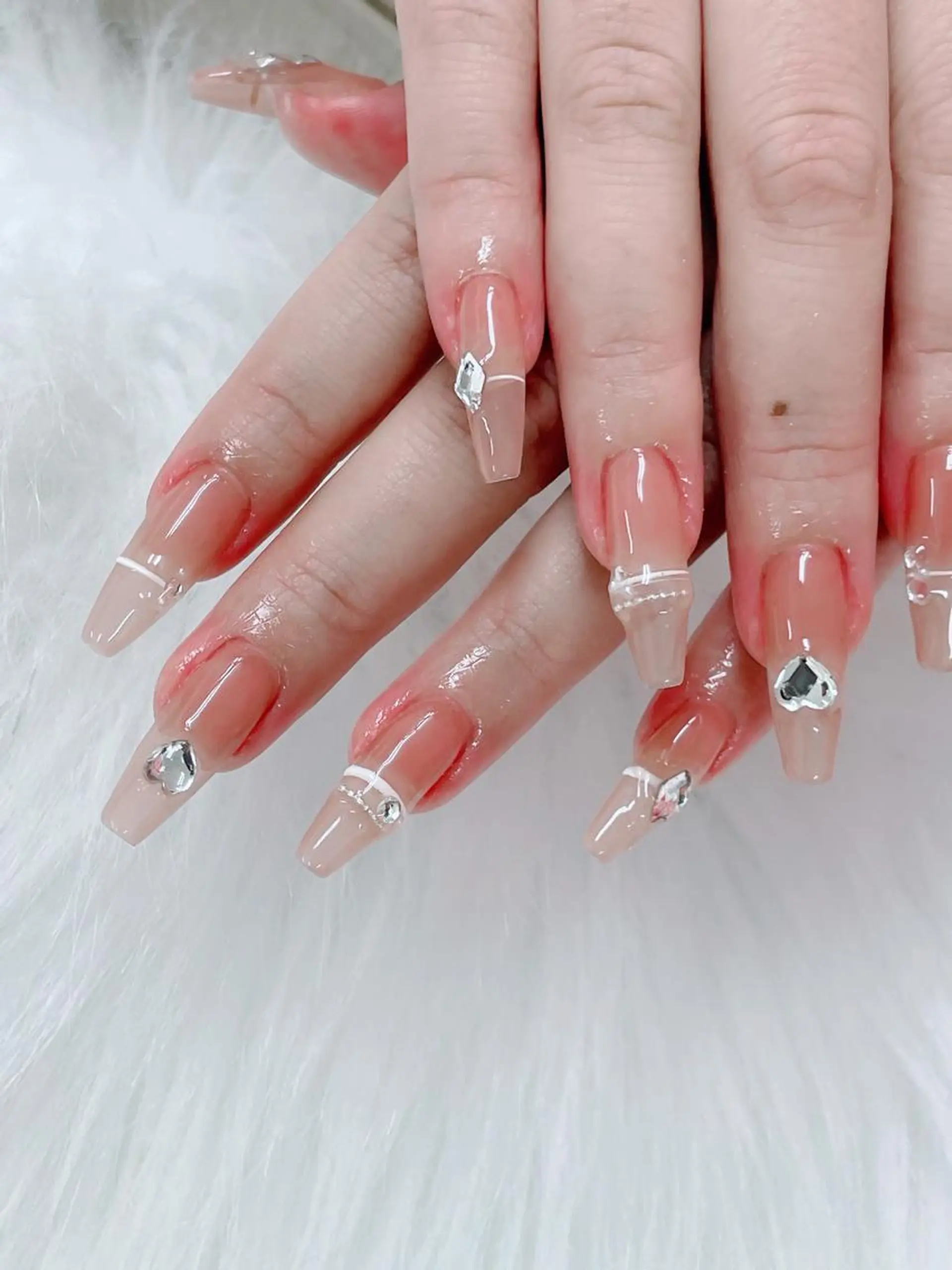 ネイル アートネイル 持ち込み ネイルチップ Anh 高田馬場のネイルデザイン