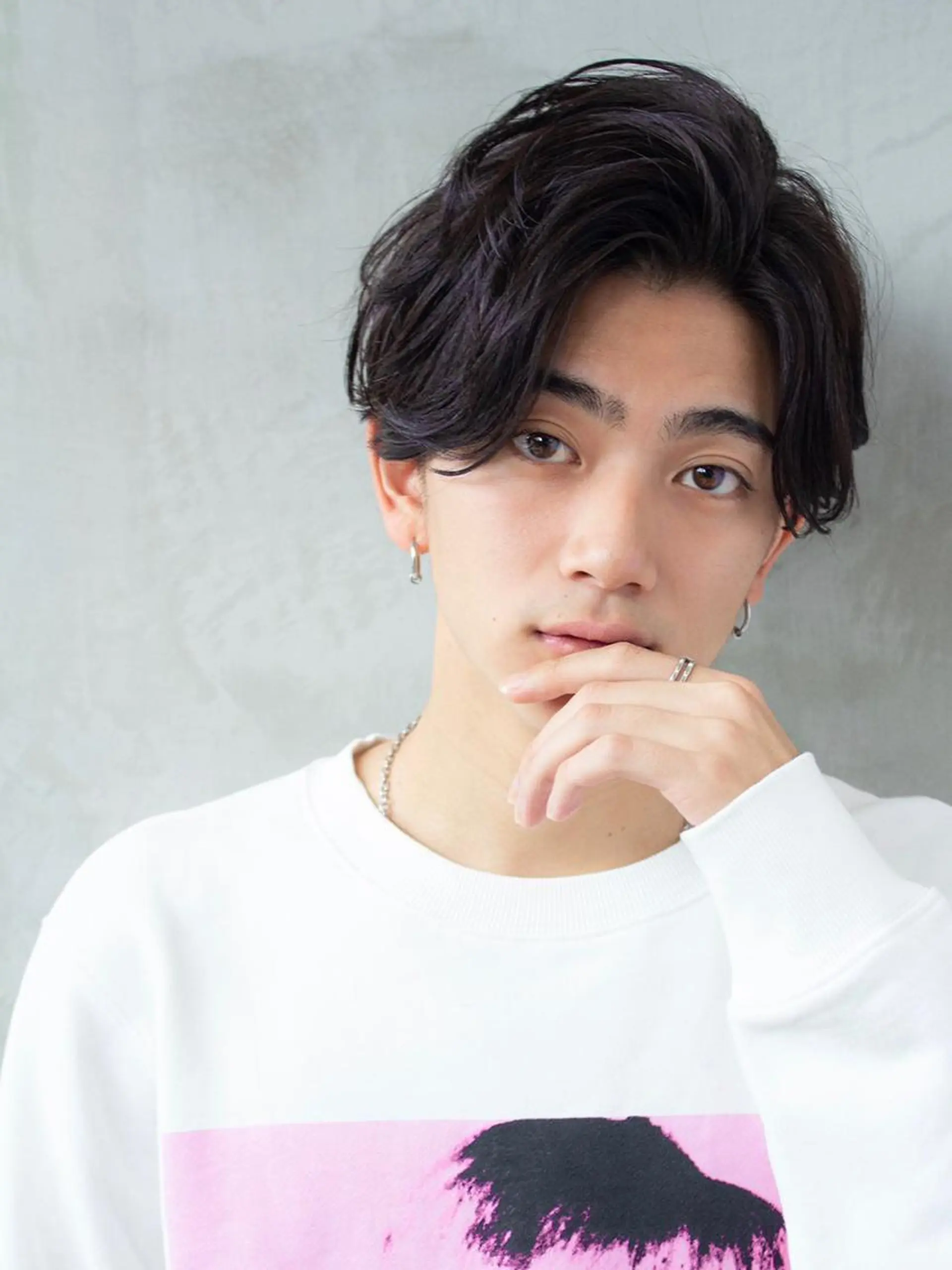 ミディアム パーマ ミディアムパーマ クドウレイ fifth渋谷のヘアスタイル