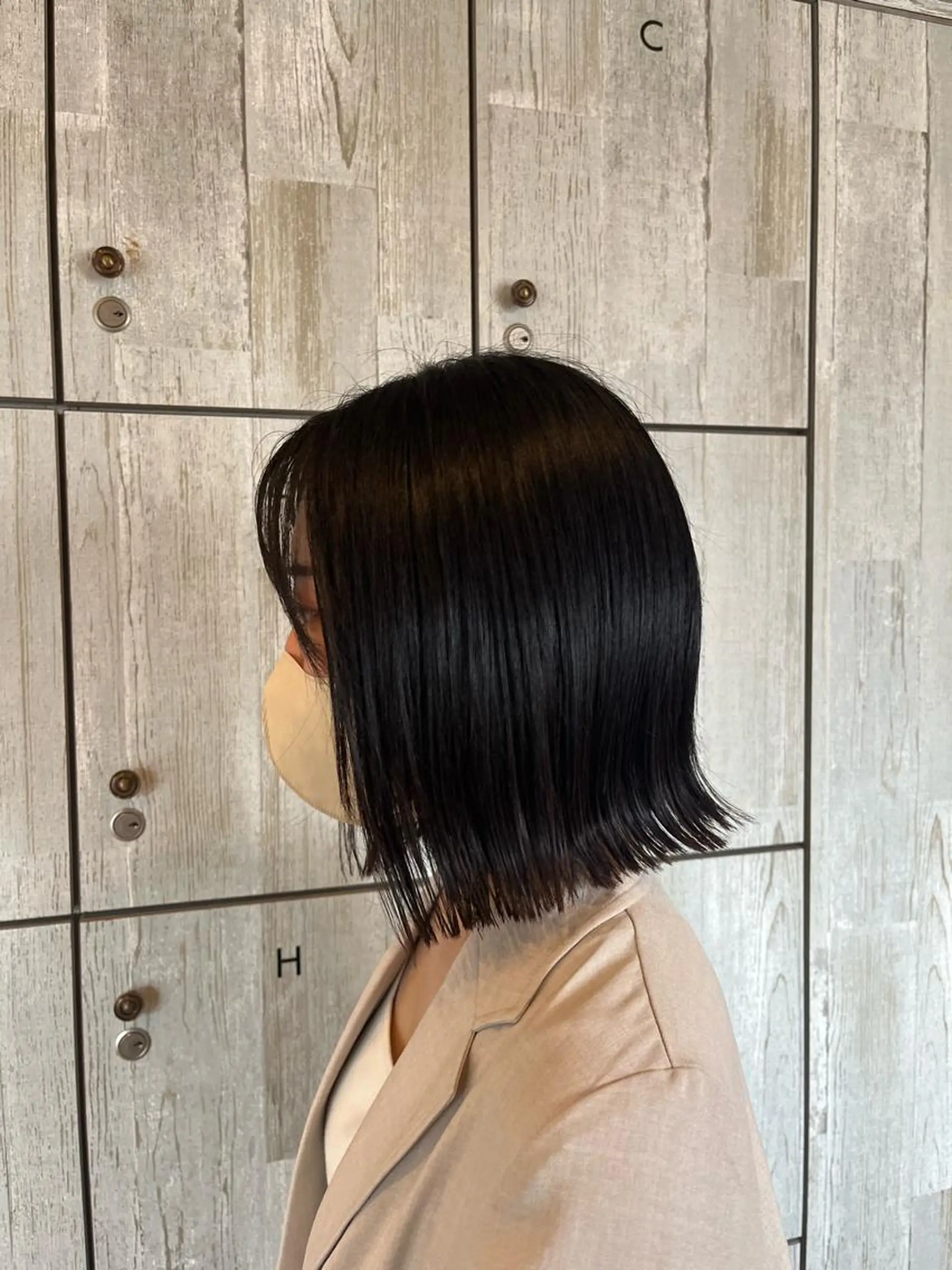 ミディアム 韓国風カラー ボブ ハイライト 髪質改善 韓国風ヘア 💙ルル💙 ハイトーン/レイヤーのヘアスタイル