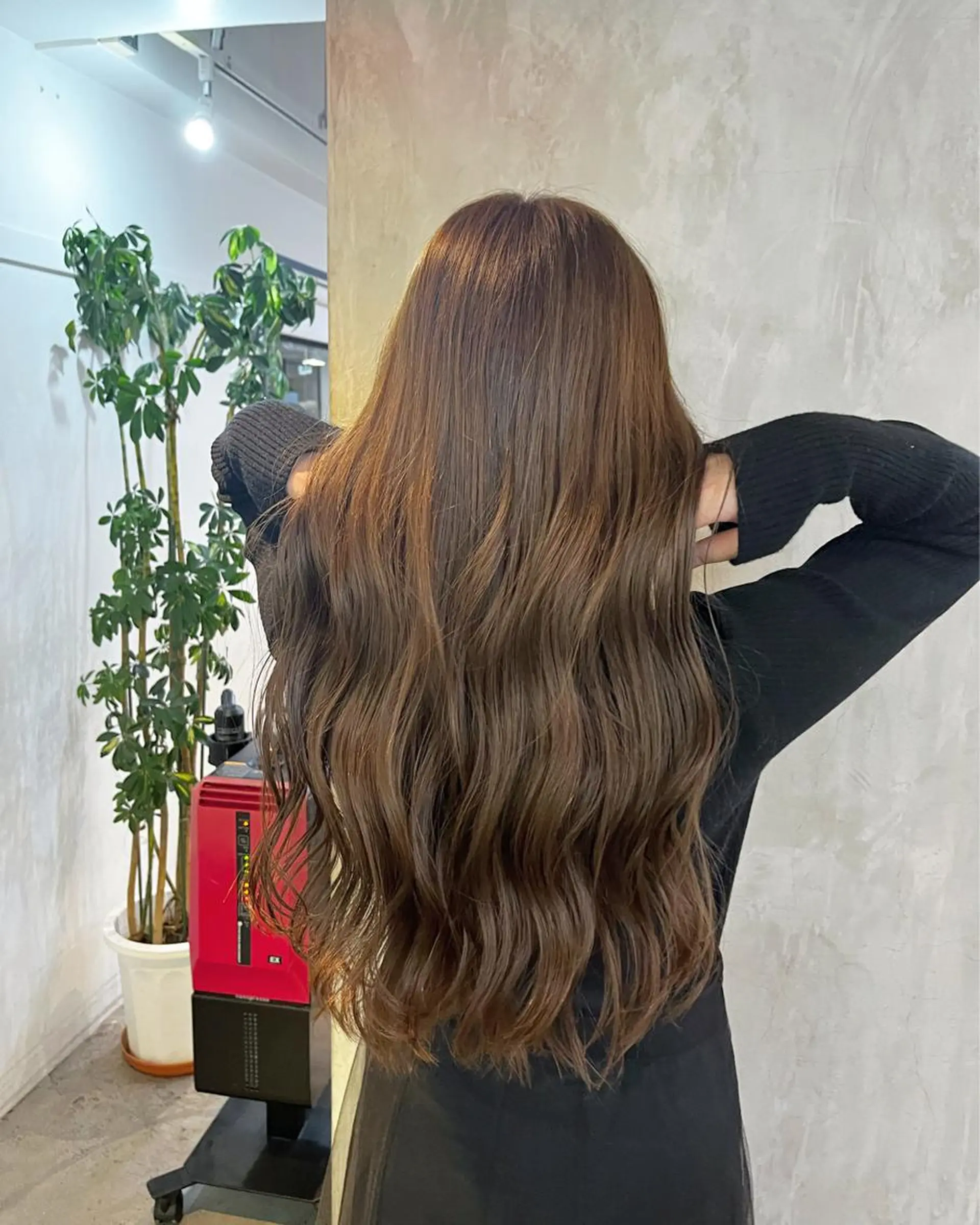 ロング カラー ヘアカラー 髪質改善／縮毛矯正 関根青葉のヘアスタイル