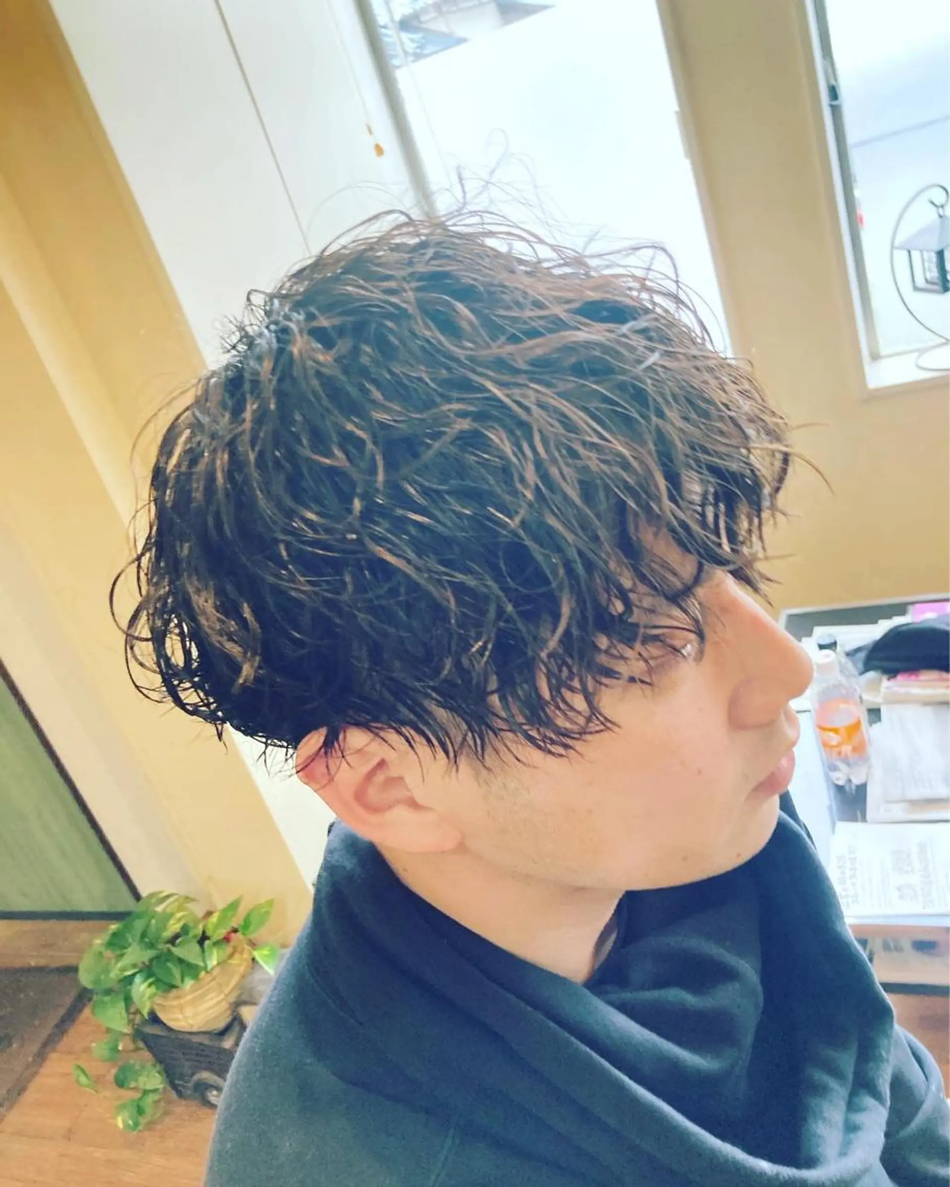 ミディアム パーマ メンズ ミディアムパーマ メンズパーマ パーマが得意な【最高 悠斗】のヘアスタイル