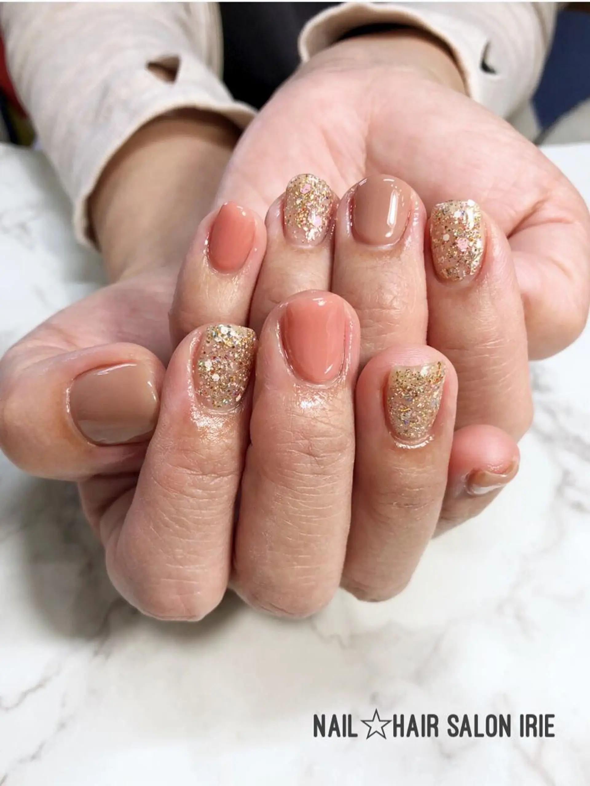 ネイル ハンドネイル ハンドケア Hair salon Irie所属・與儀 知佳のネイルデザイン