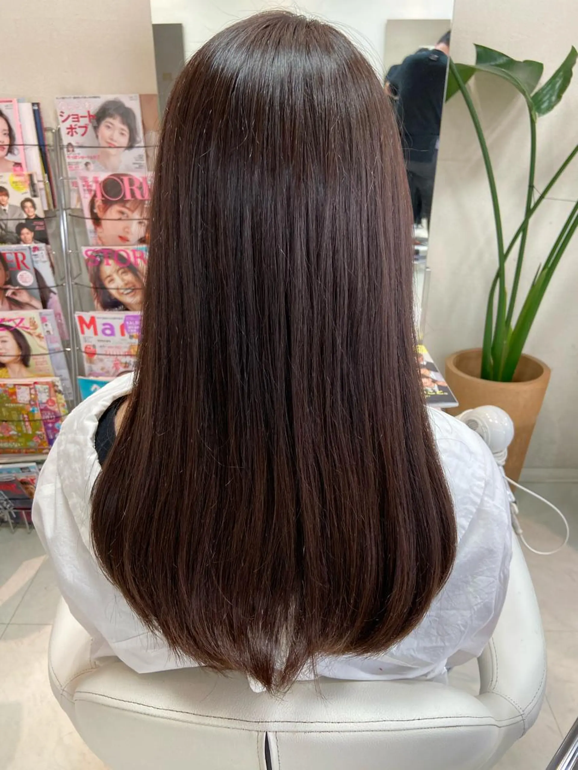 ロング カラー ブラウンカラー 菊地 美憂のヘアスタイル