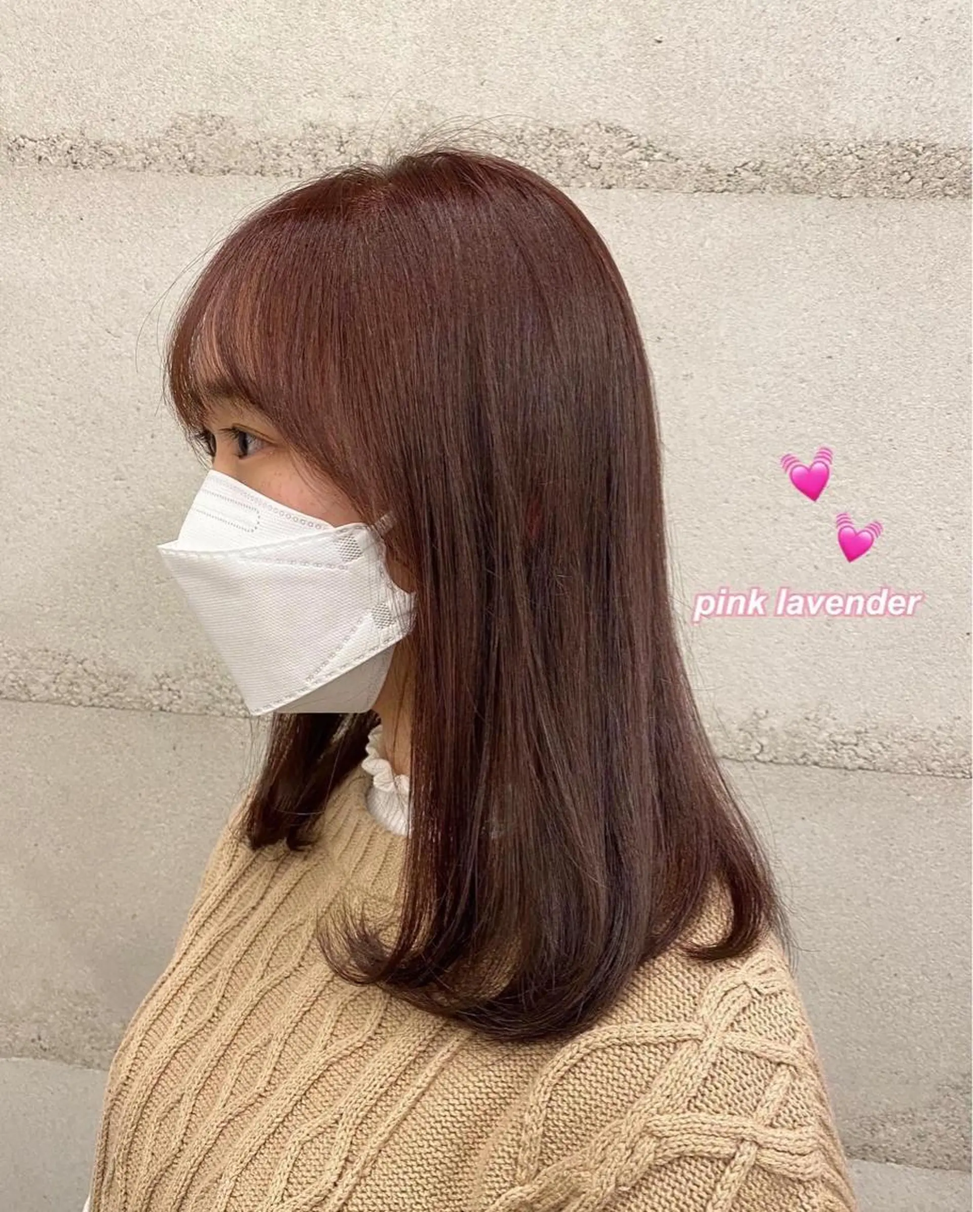 ミディアム ヘアカラー fons'所属・ナガイ アヤのヘアスタイル