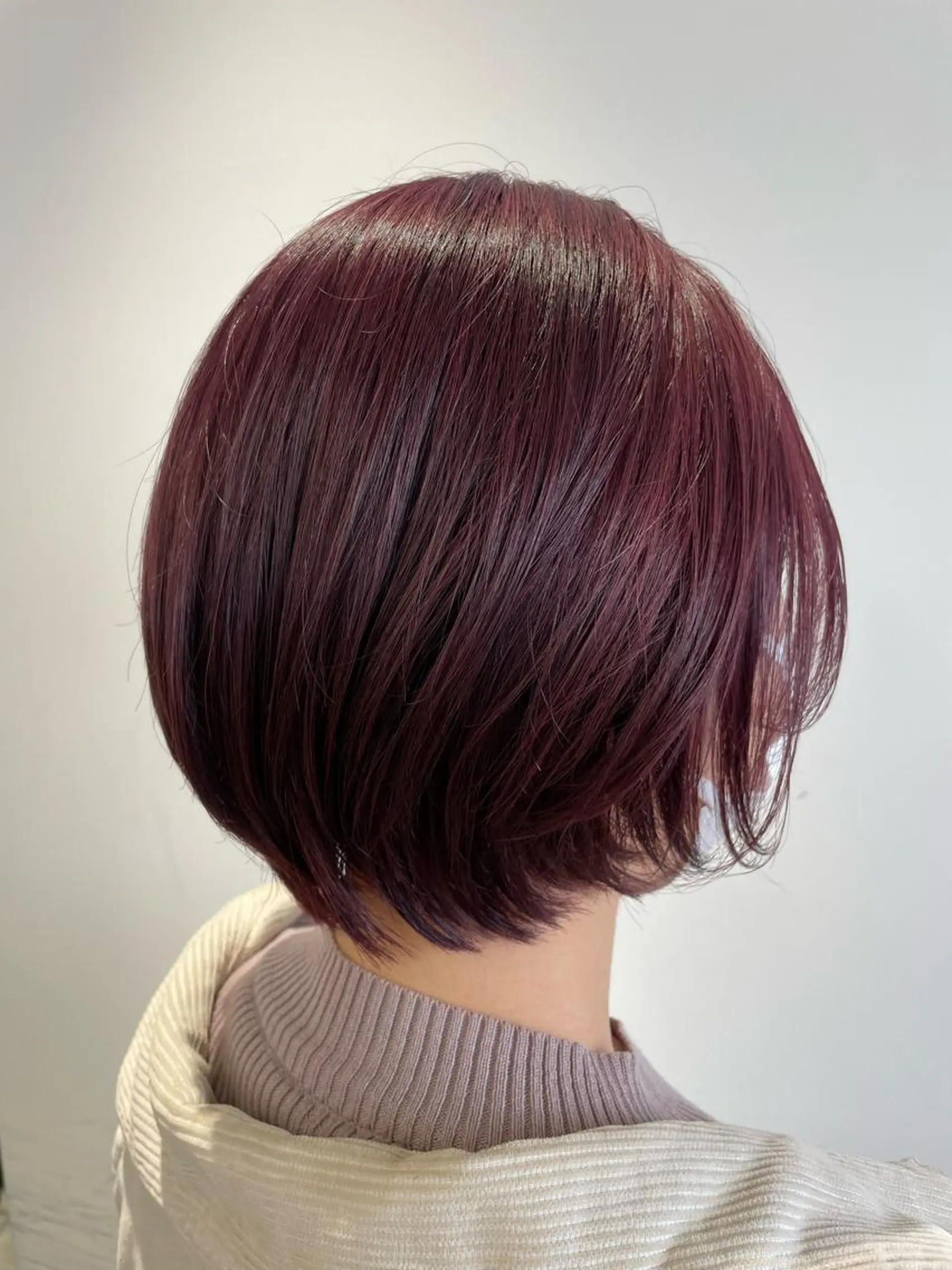 ショート ヘアカラー トリートメント あずま みゆのヘアスタイル