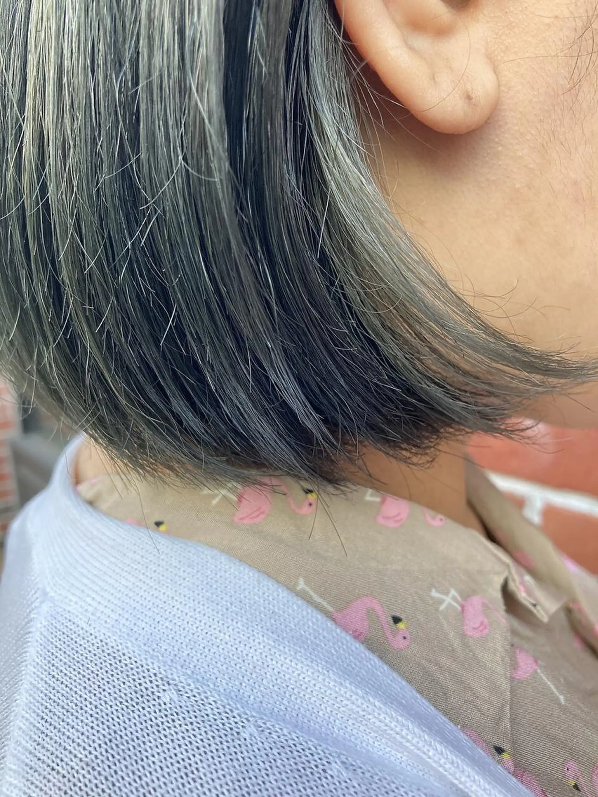 ショート カラー ヘアアレンジ ミストバング ブリーチ ケアブリーチ 透明感カラー デザインカラー カット ヘアカラー トリートメント maoブリーチ無し 似合わせカラーのヘアスタイル