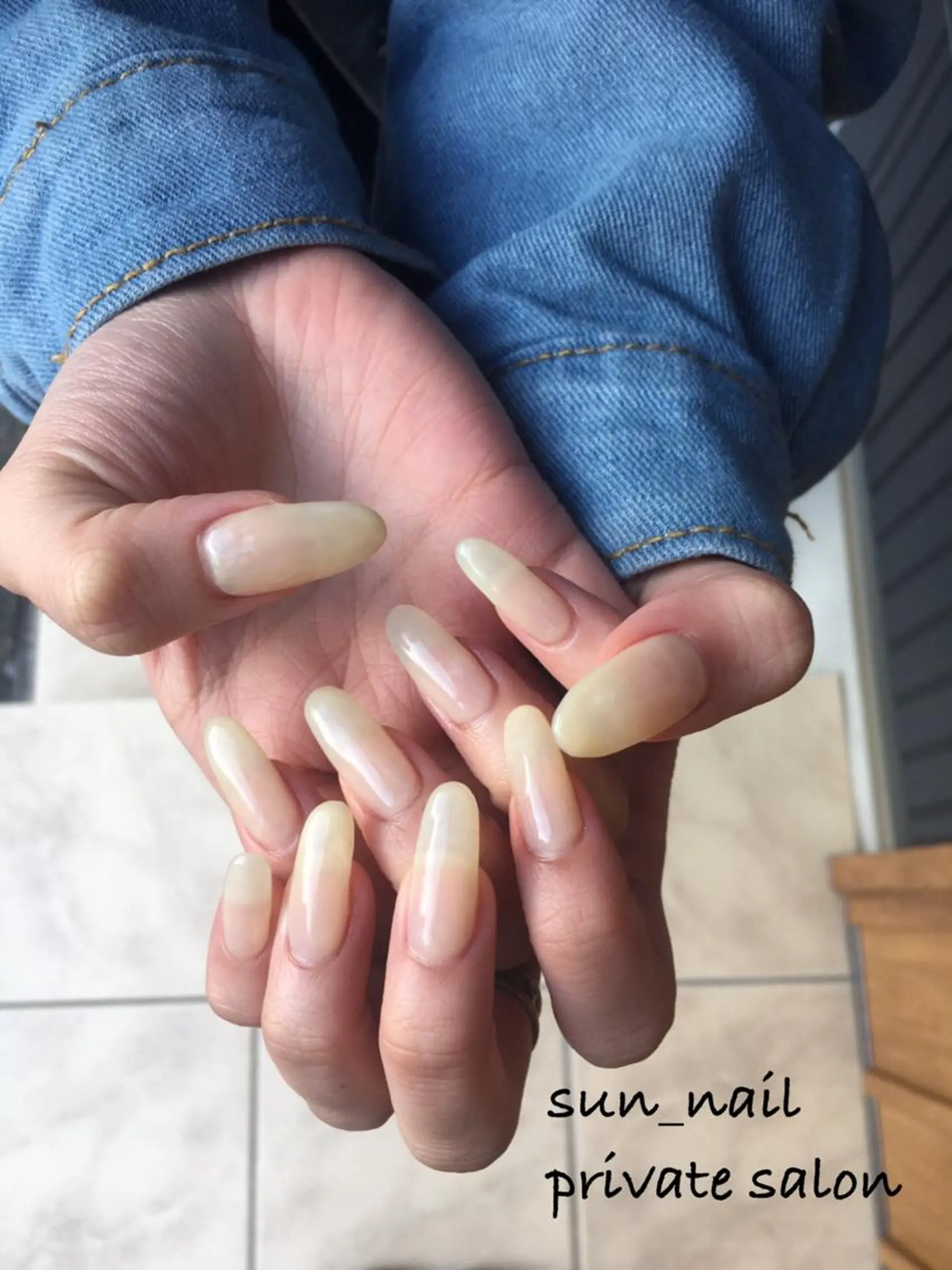 ネイル アートネイル べっ甲ネイル ブラウン ジェルネイル ロングネイル . unffのネイルデザイン