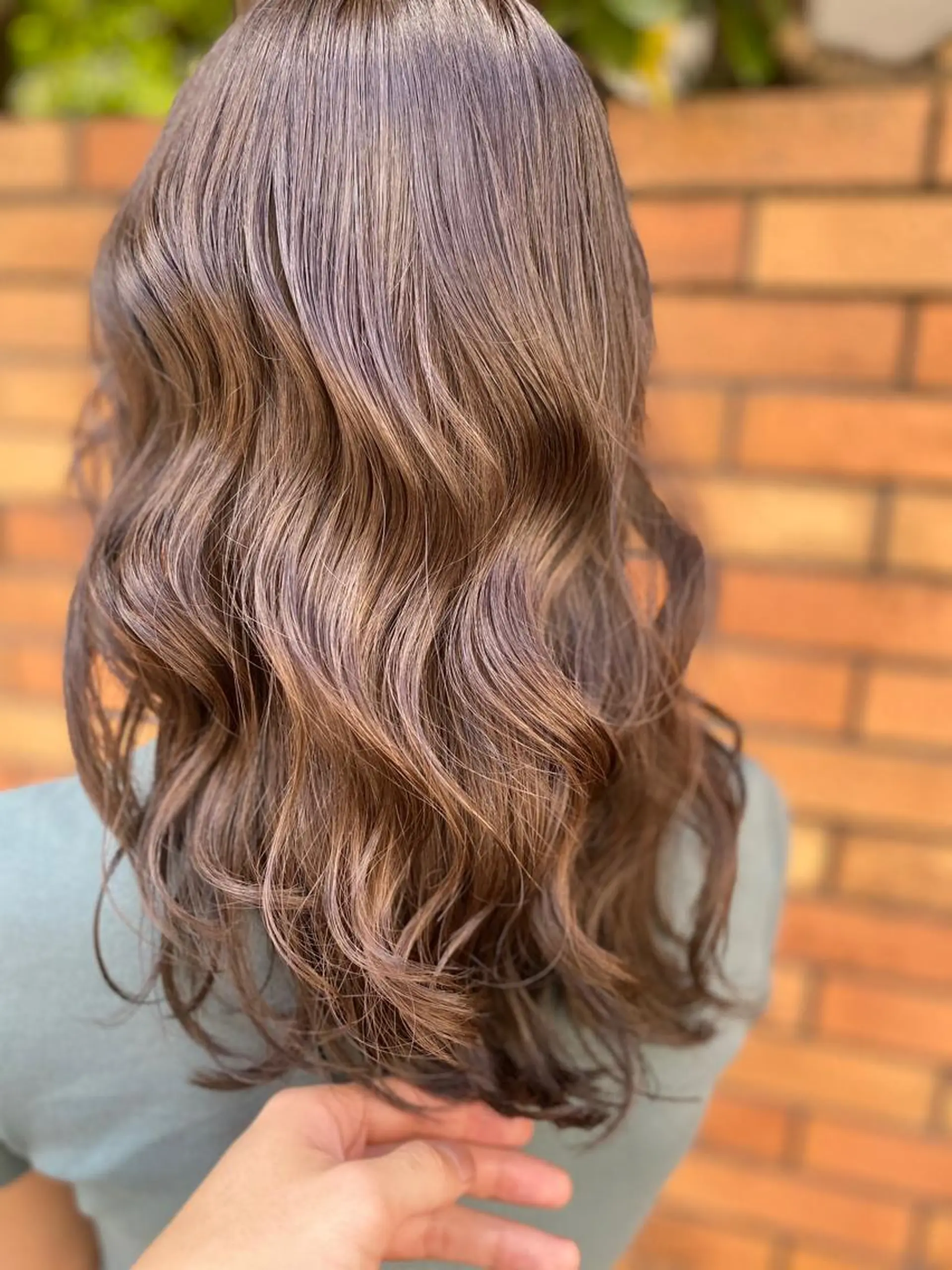 セミロング opus 店長大和 レイヤー/赤み消しのヘアスタイル