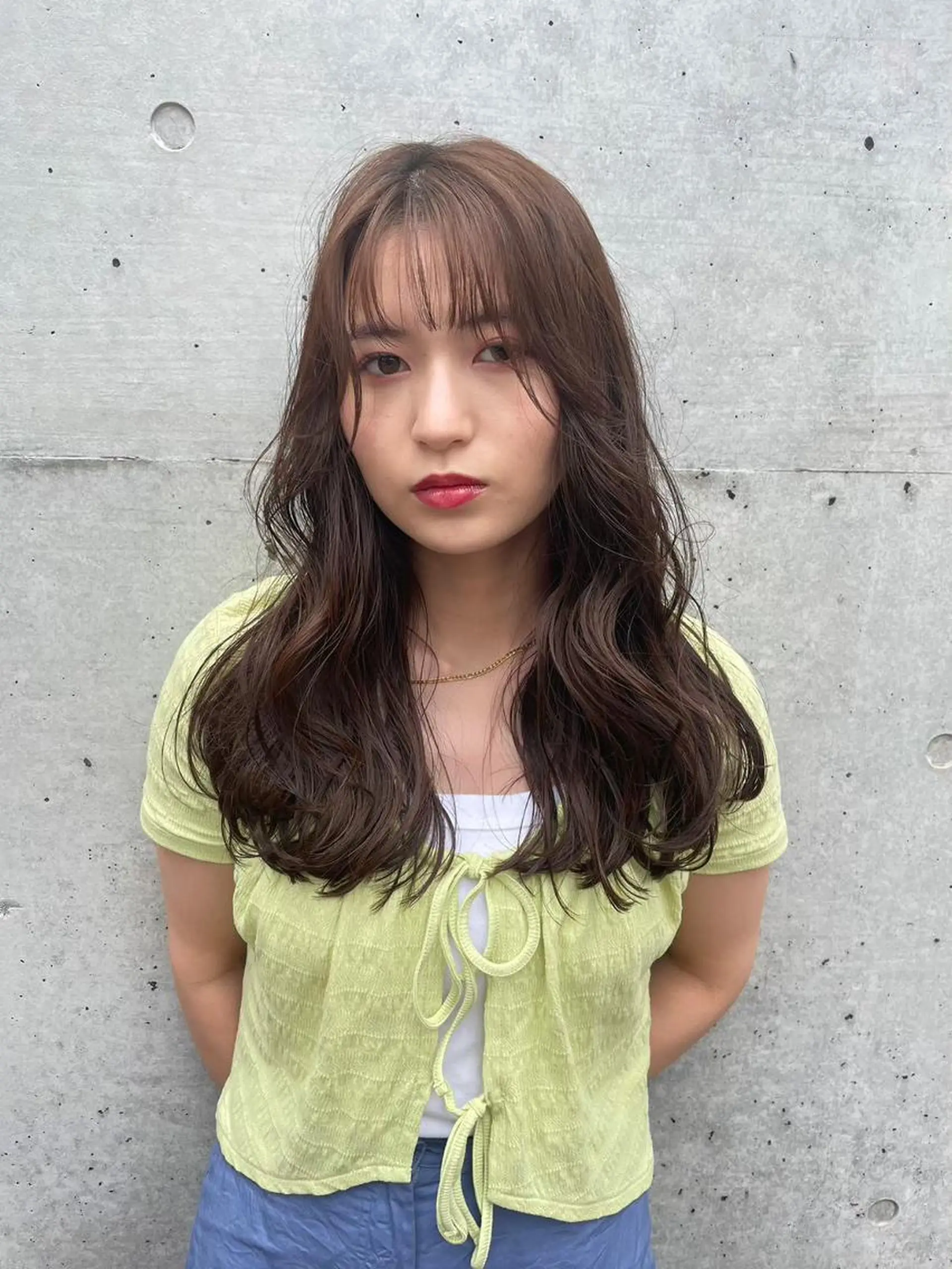 ロング カラー カット ヘアカラー トリートメント 💚Forest Mirror💚のヘアスタイル