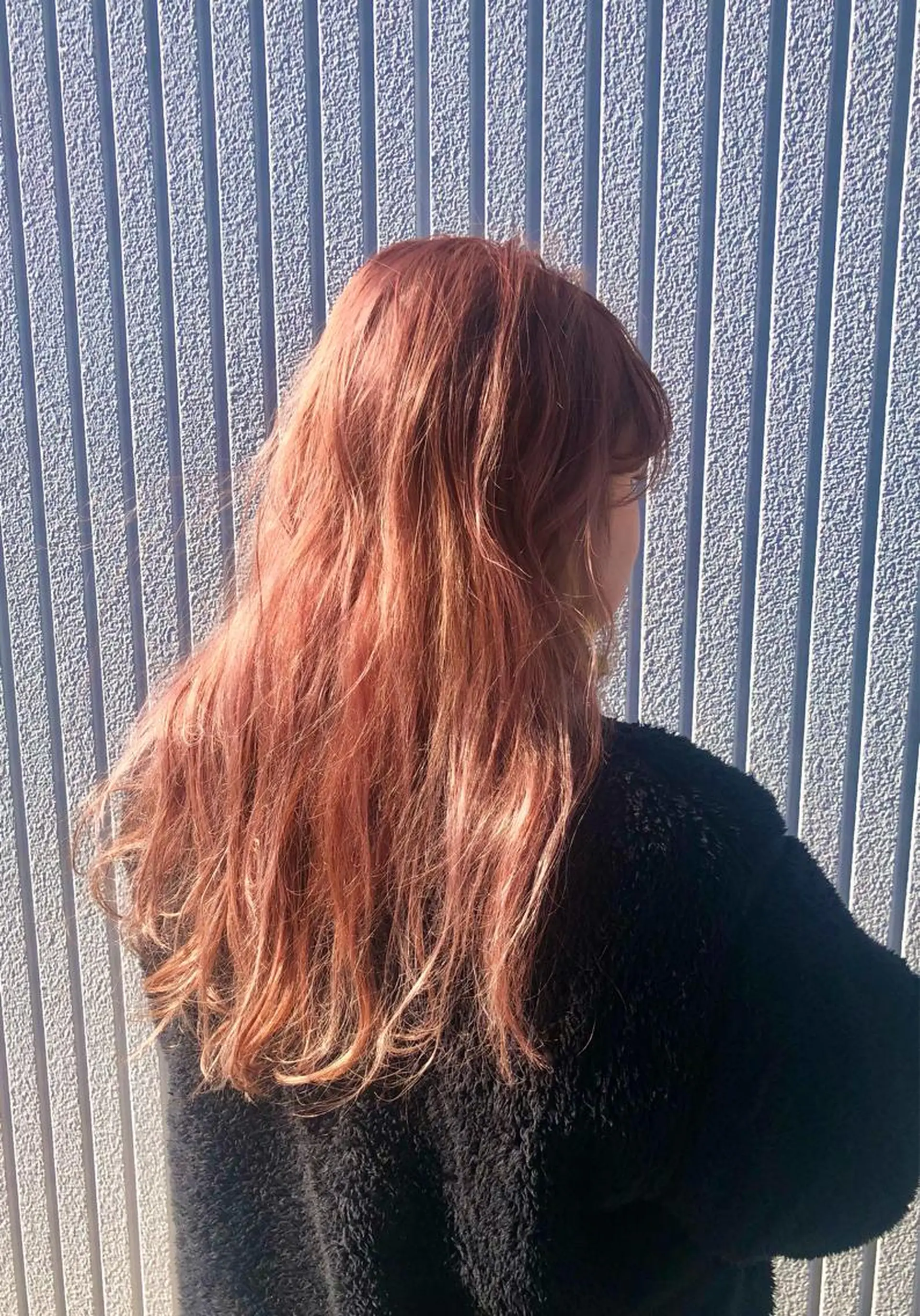 ロング カラー ブリーチ ピンクカラー ヘアカラー トリートメント レイヤー/韓国 ハイトーン興津史弥のヘアスタイル