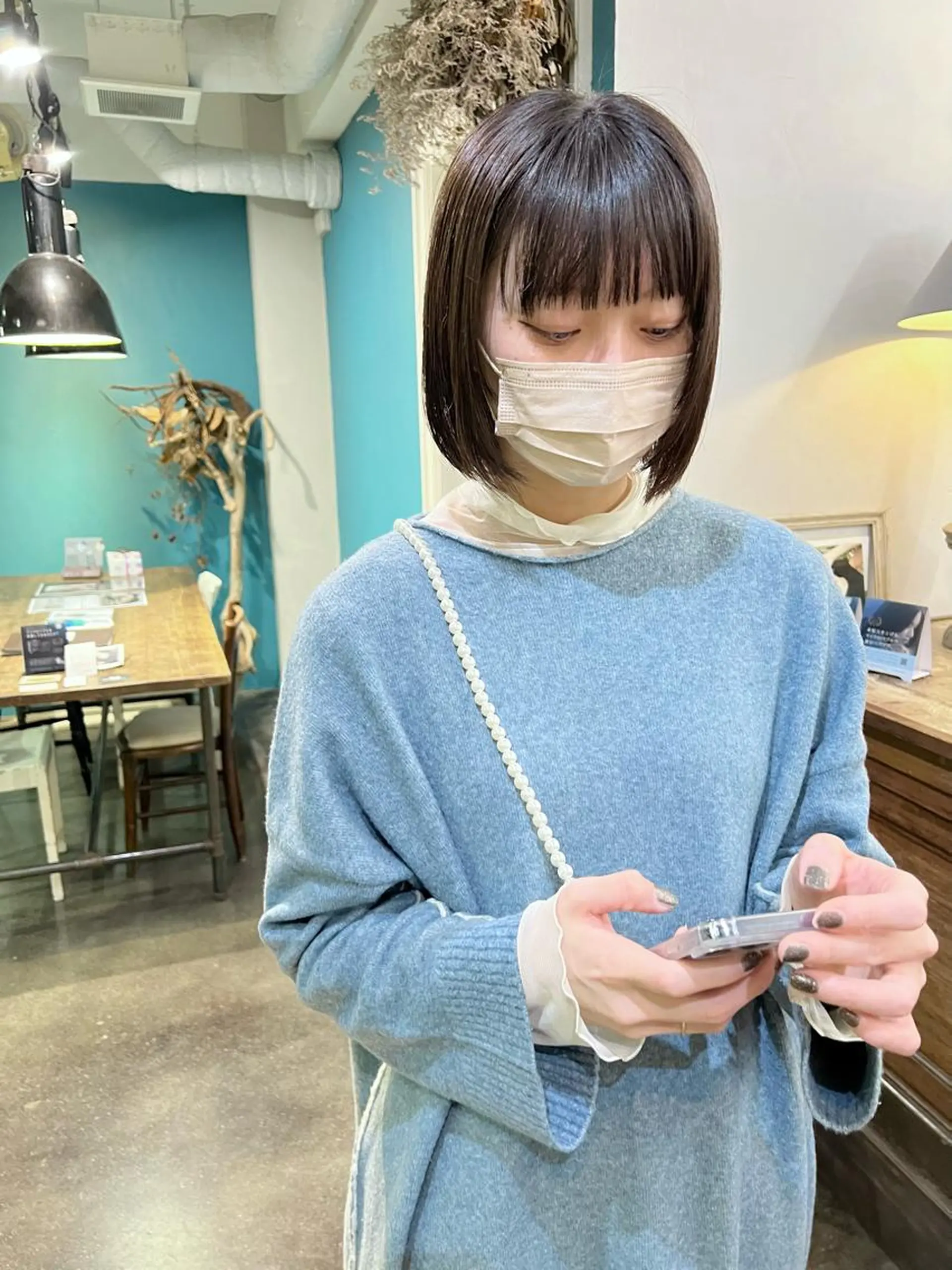 ショート ボブ 縮毛矯正 酸性ストレート カット 縮毛矯正 千葉 郁也のヘアスタイル