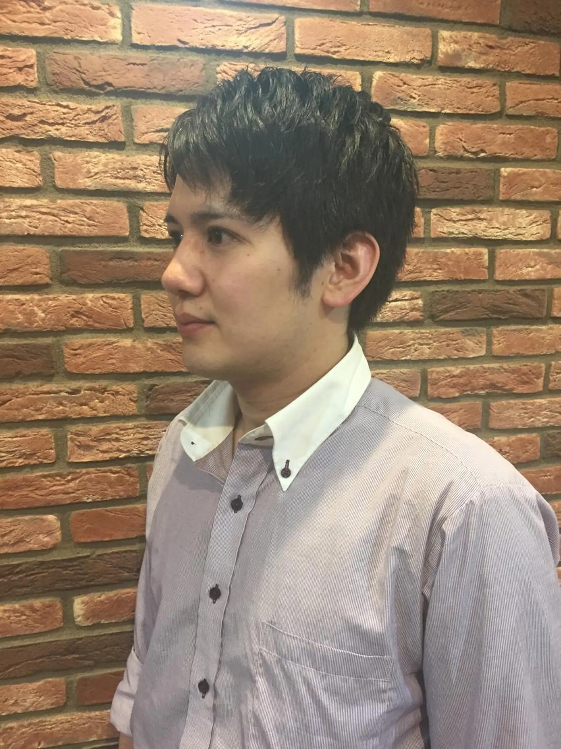 ミディアム 赤坂barber 古澤慶一郎【モテ髪】のヘアスタイル