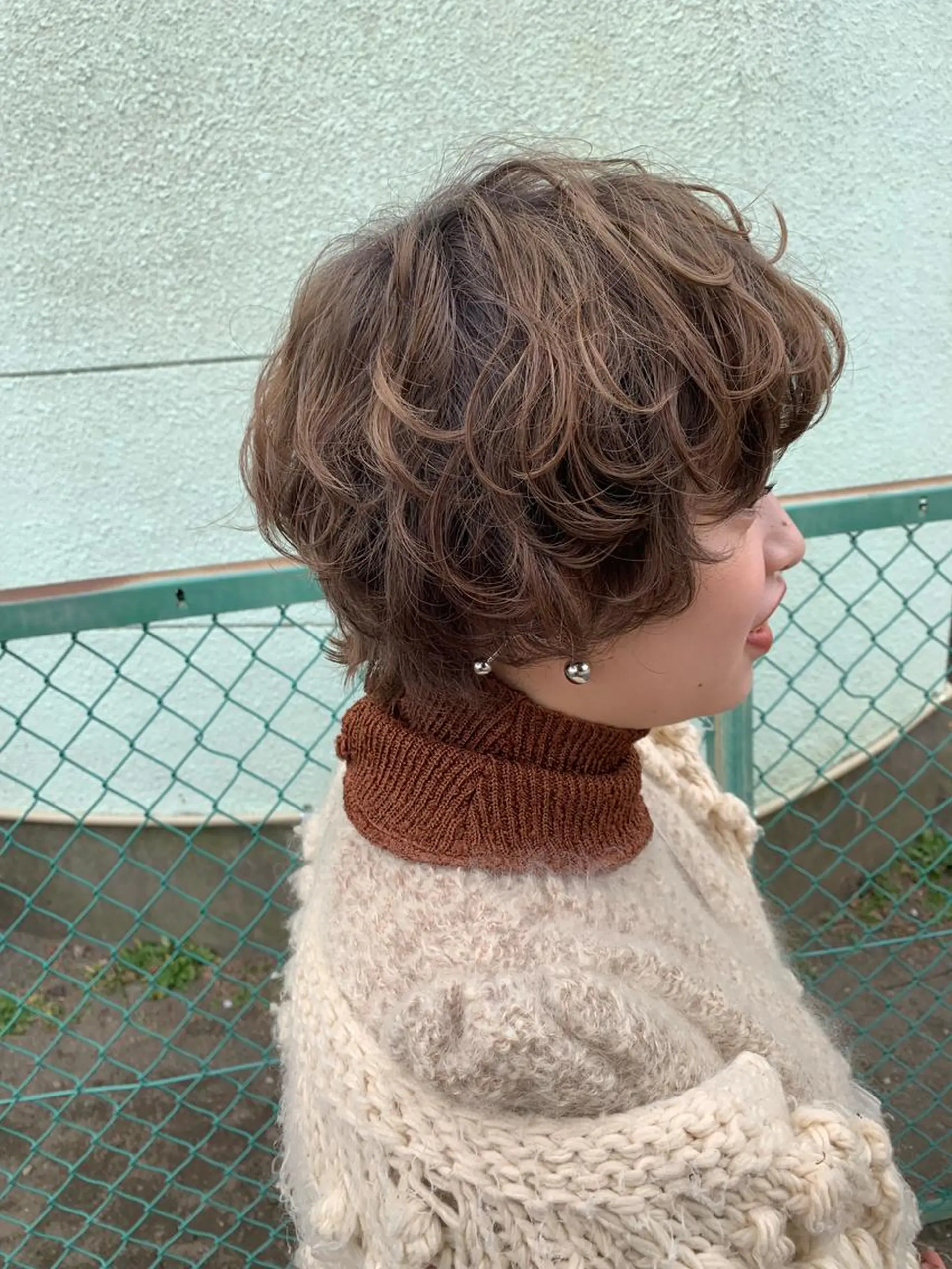 ショート カラー 🌙FLYCKA ☀️縮毛矯正のヘアスタイル