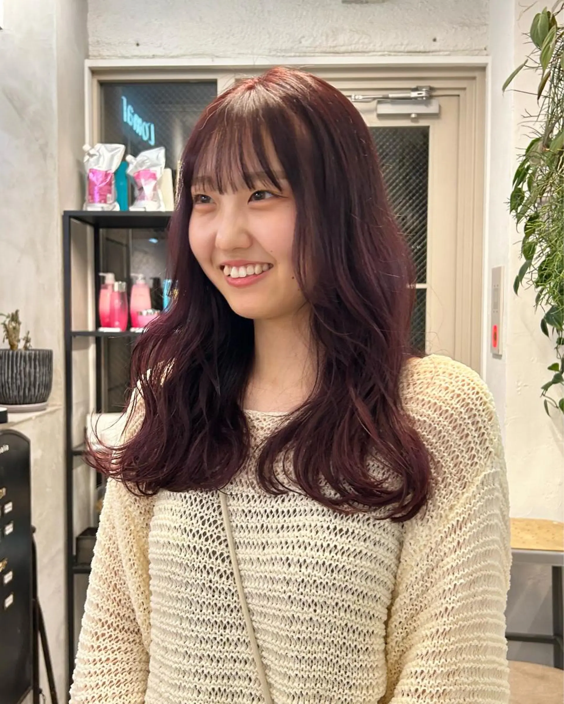 ミディアム カラー カット ヘアカラー じゅわっと暖色カラー 🍊Moemiのヘアスタイル