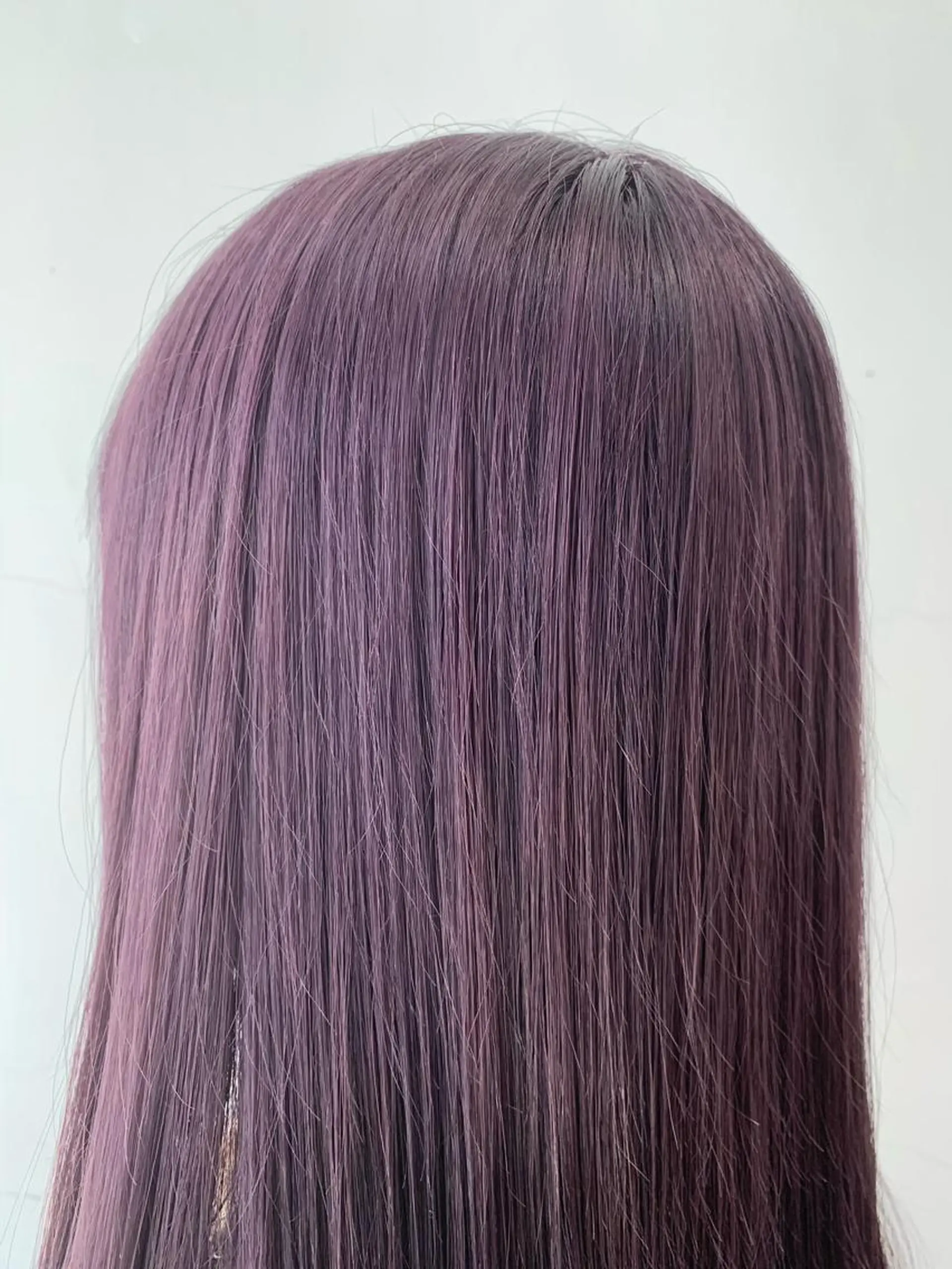 セミロング カラー ヘアアレンジ ブリーチ ケアブリーチ ラベンダーカラー ピンクカラー パープルカラー ヘアカラー トリートメント THE./ブリーチ 透感カラー/髪質改善のヘアスタイル