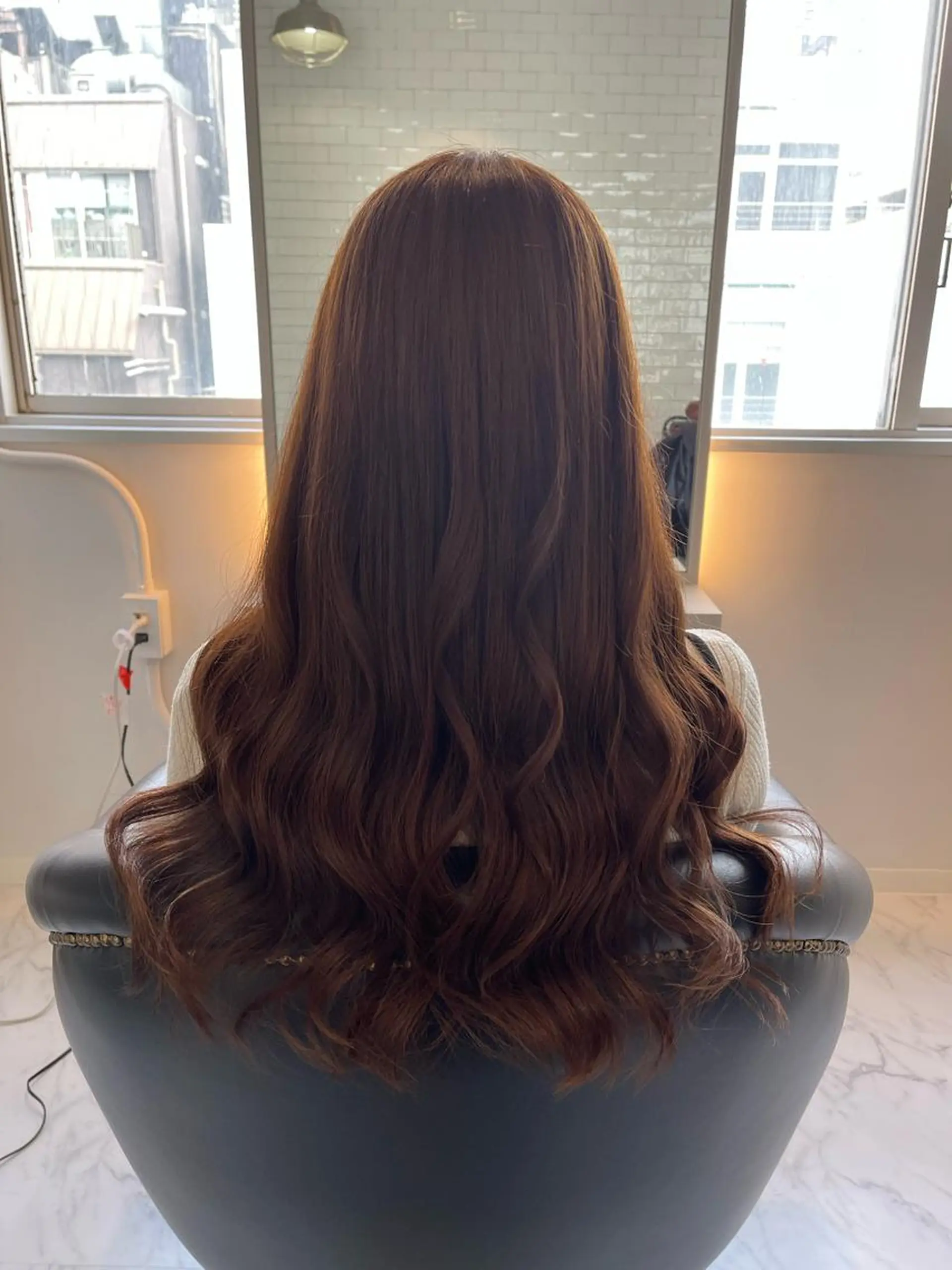 ロング カラー &chaLme   心斎橋所属・emi/髪質改善/ 韓国風/艶カラーのヘアスタイル