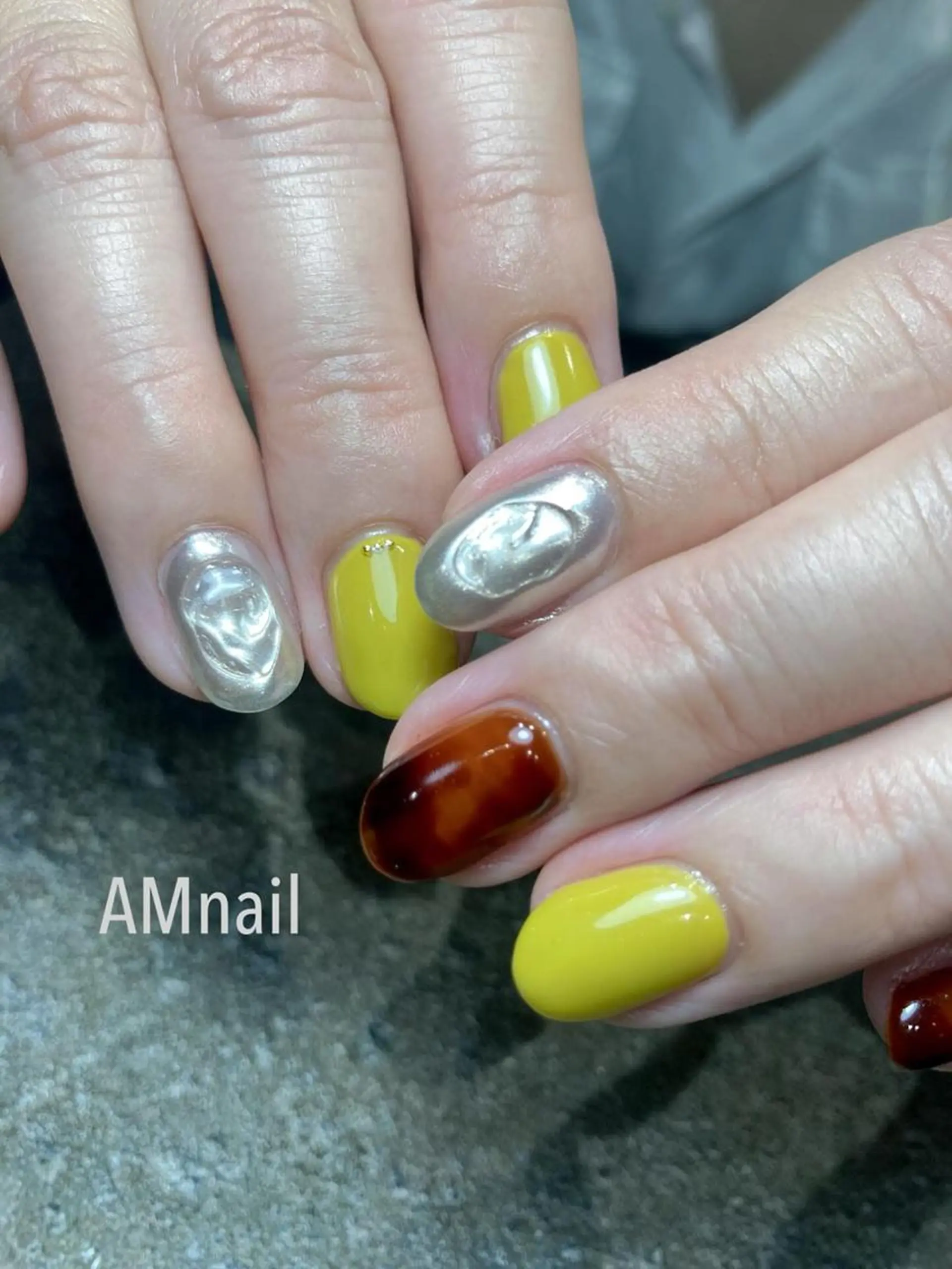 ネイル アートネイル 持ち込み ハンドネイル Am:nail 柏 SUE（スゥ）のネイルデザイン