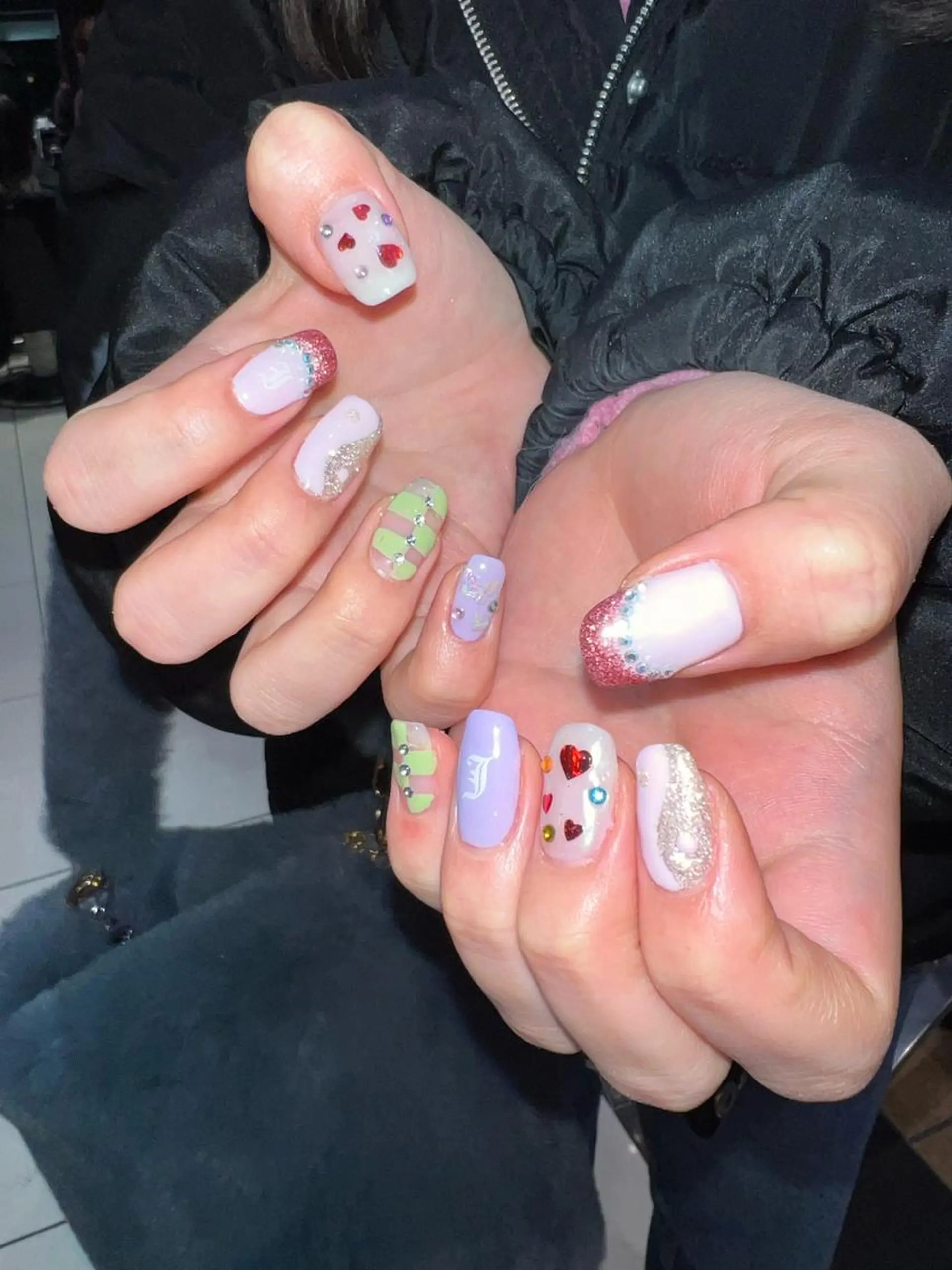 ネイル 個性派／中韓ネイル SAKURAのネイルデザイン