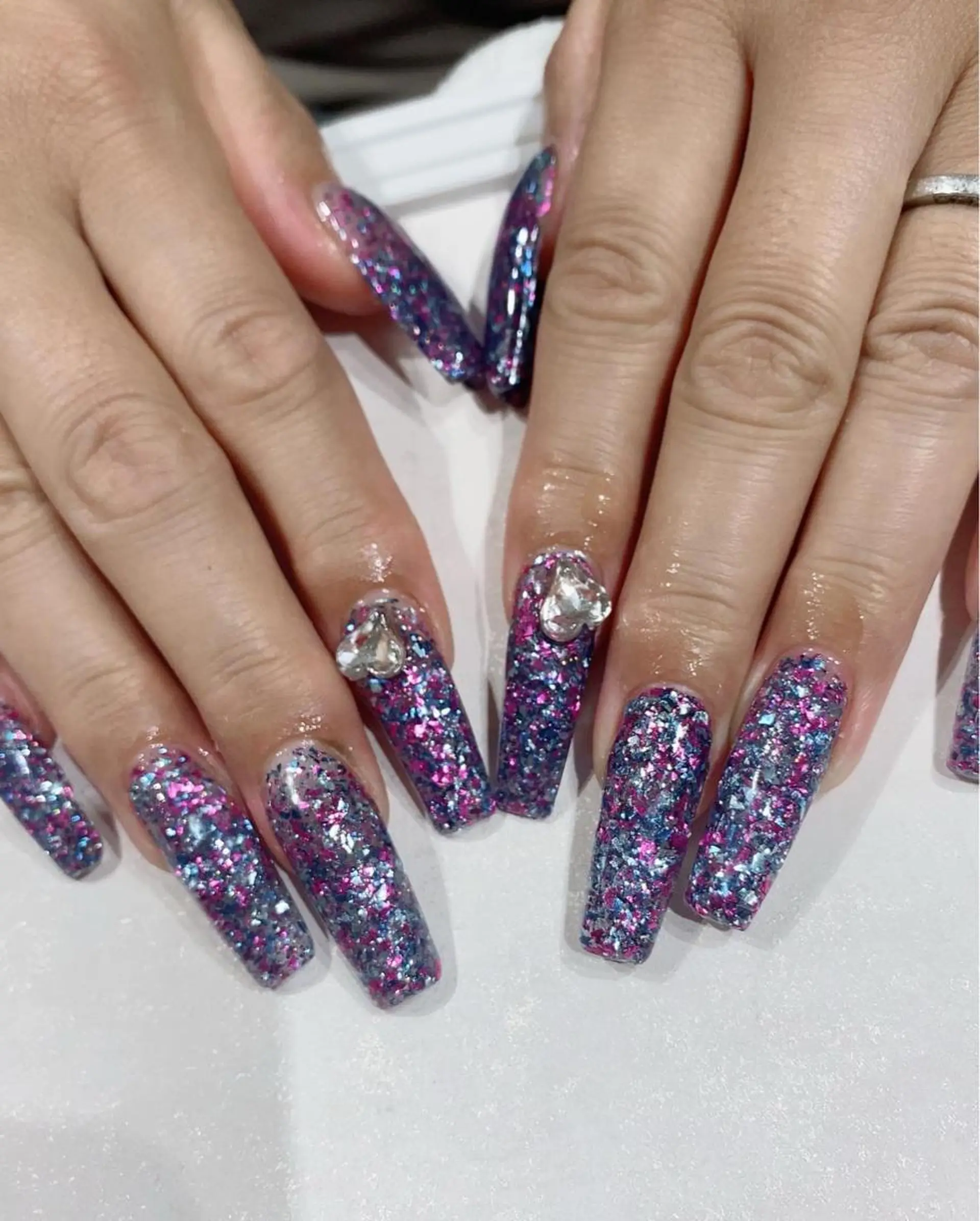 ロング ハンドネイル JNA認定講師🌸 RIEのネイルデザイン