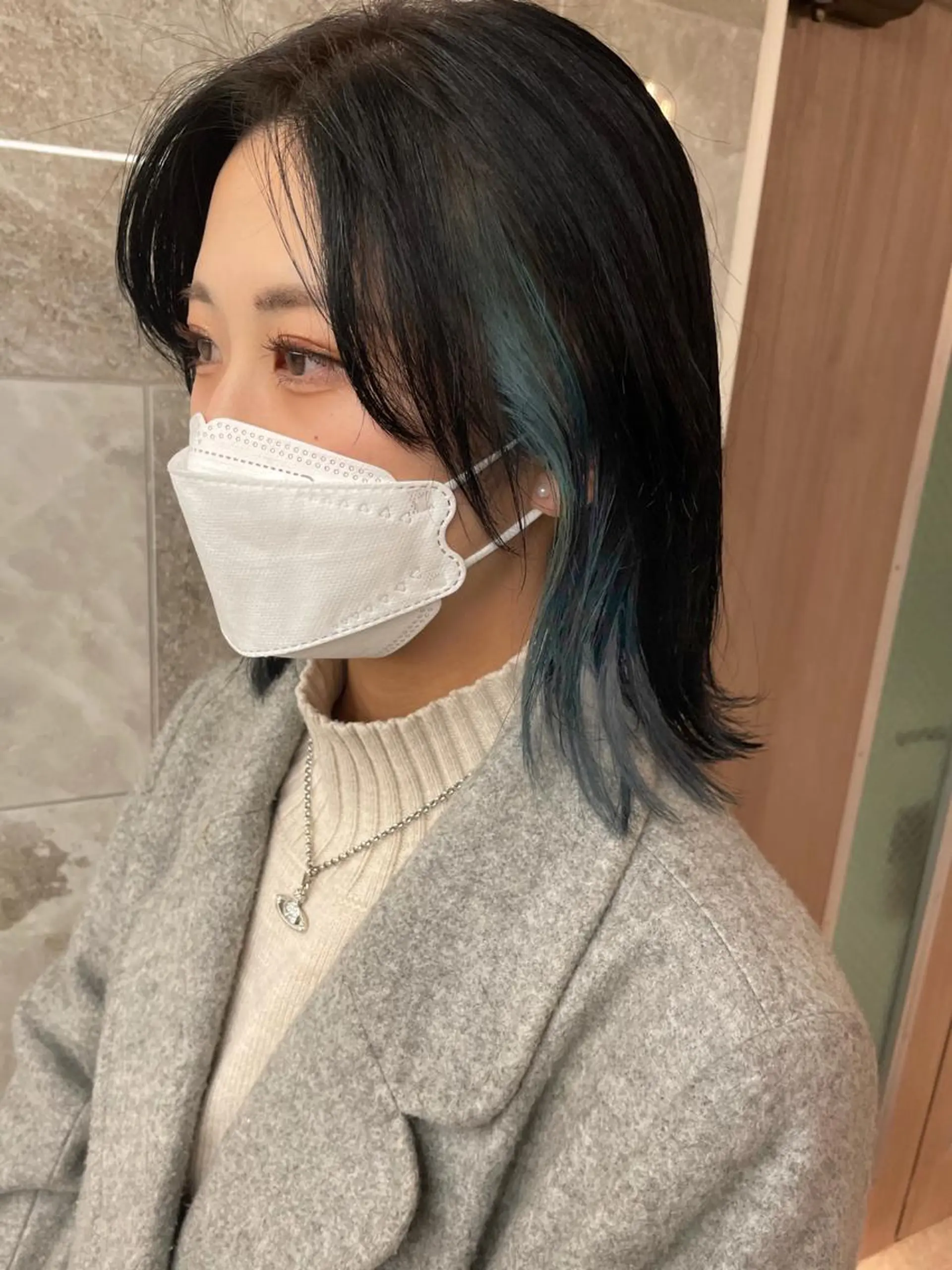 ミディアム カラー 横浜似合わせ美容師 スタイリスト✂️ゆりのヘアスタイル