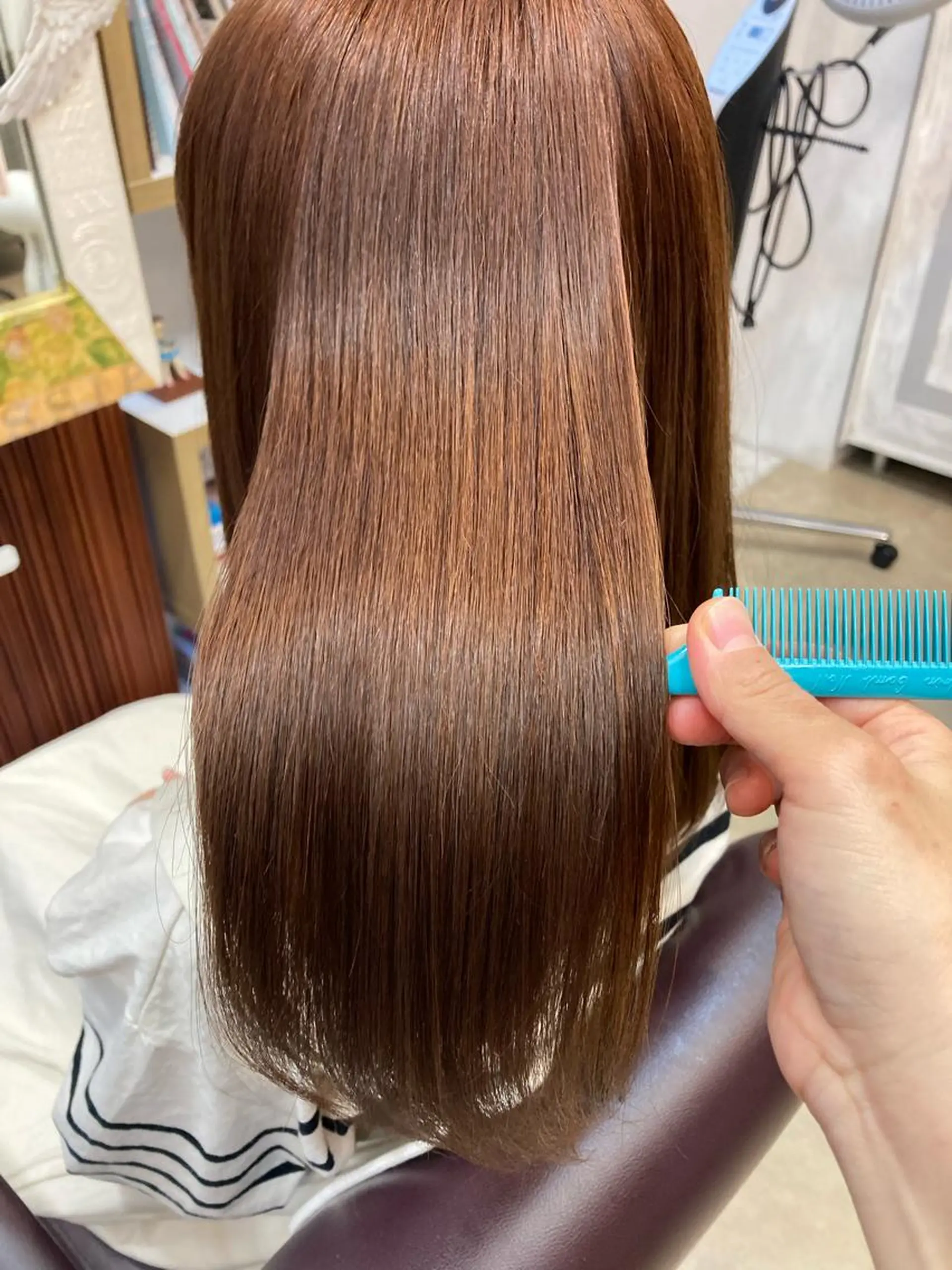 ロング 縮毛矯正 GOSSIP所属・GOSSIP信国 瑞絵のヘアスタイル