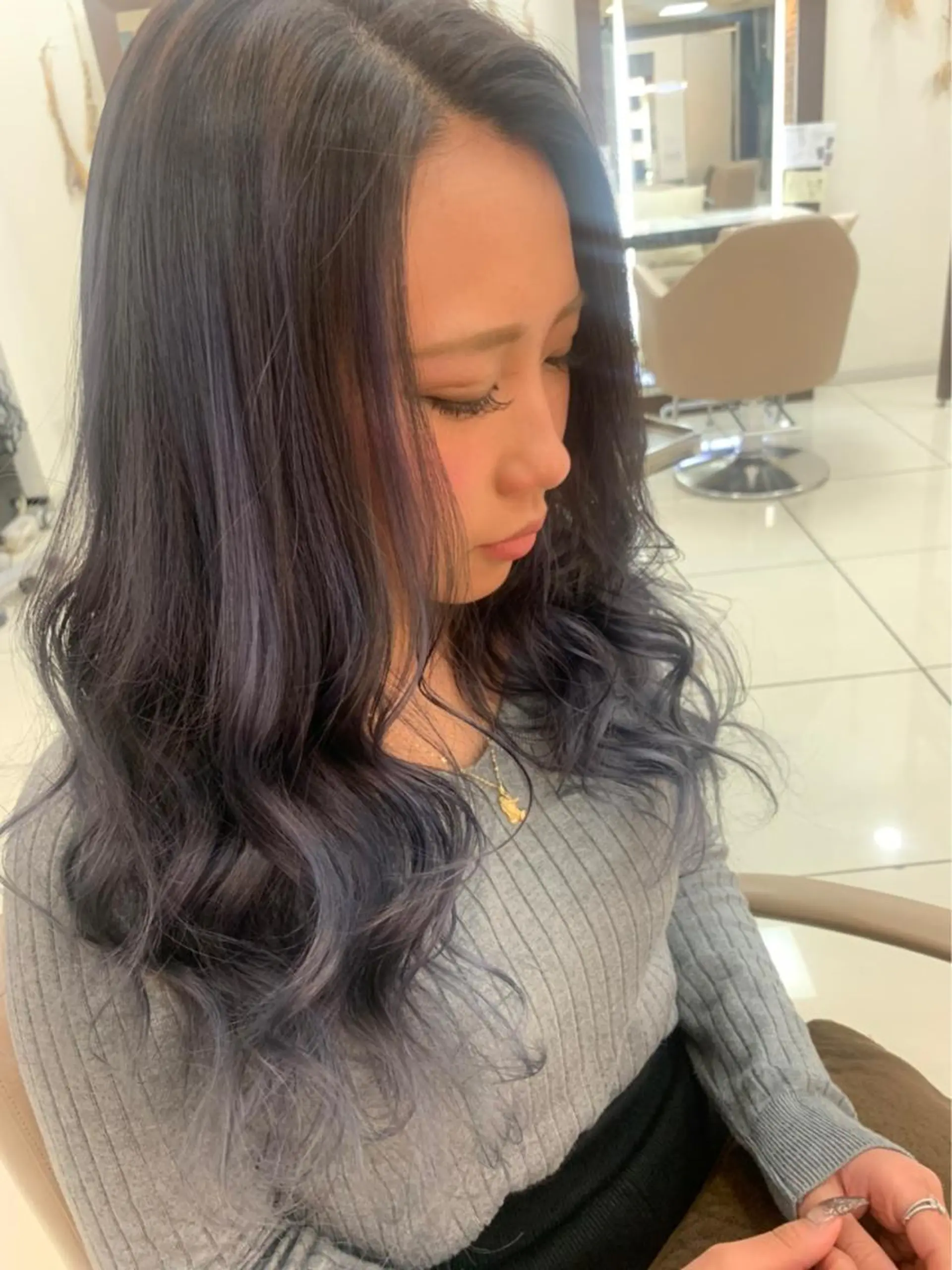 ロング カラー ママ美容師まつげ 🤍まき🤍のマツエク・マツパデザイン