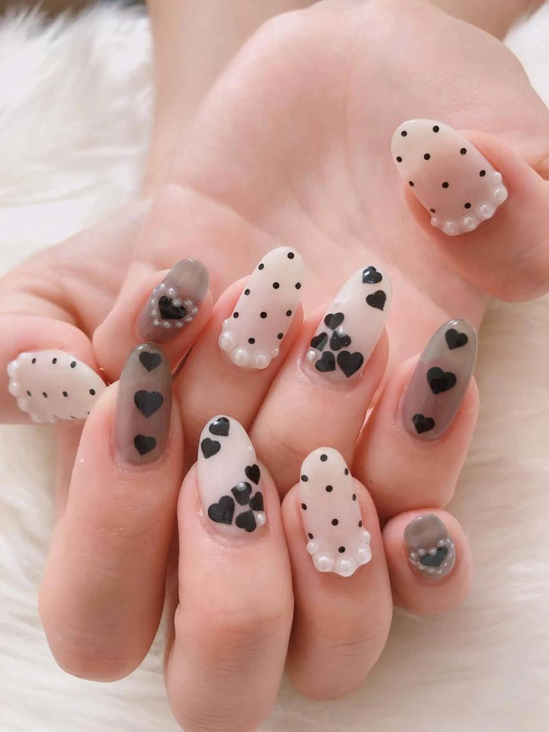 ネイル ハート kiki nail 二子玉川のネイルデザイン