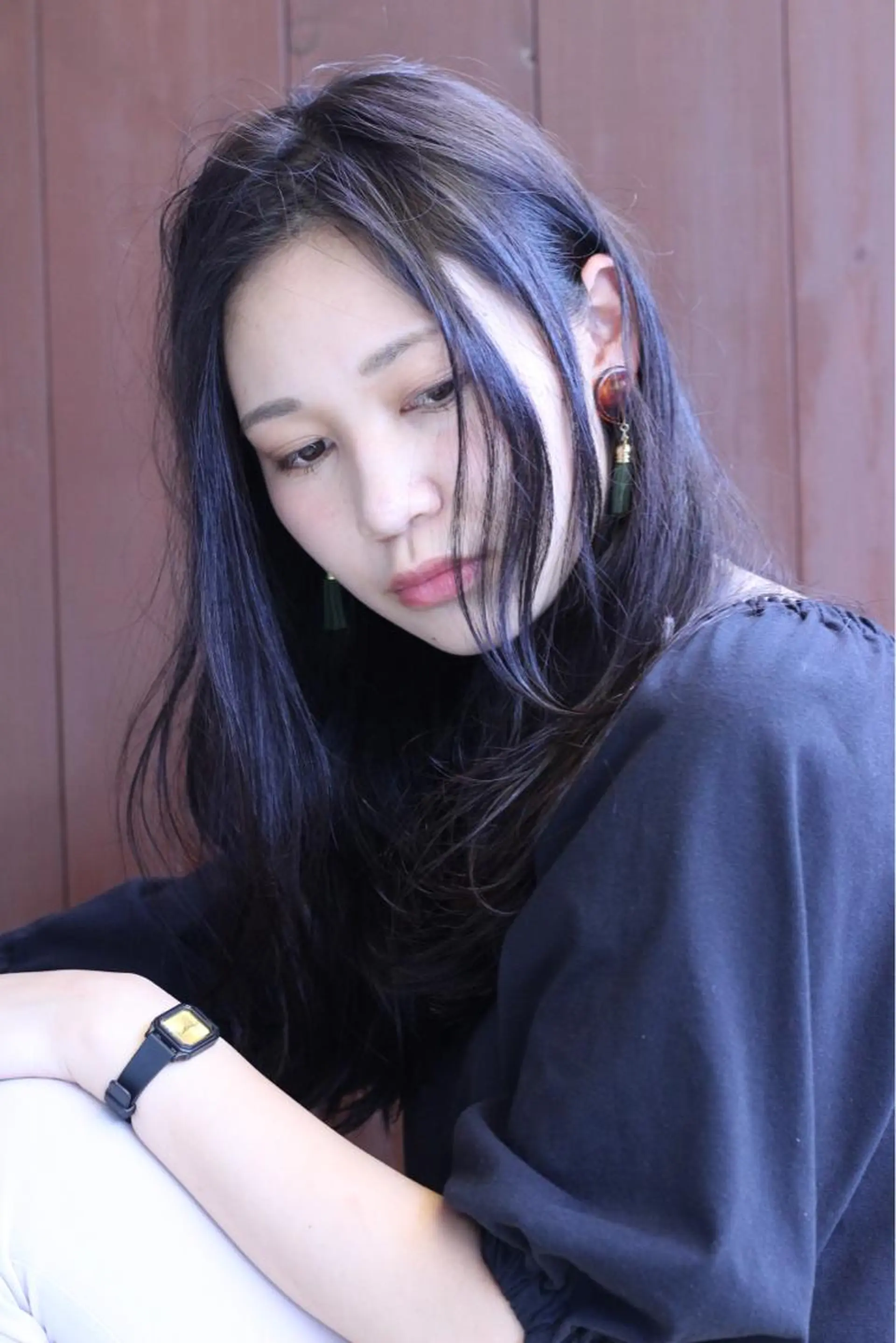 ロング カラー パーマ ヘアアレンジ toi【トワ】所属・安達 俊亮のヘアスタイル