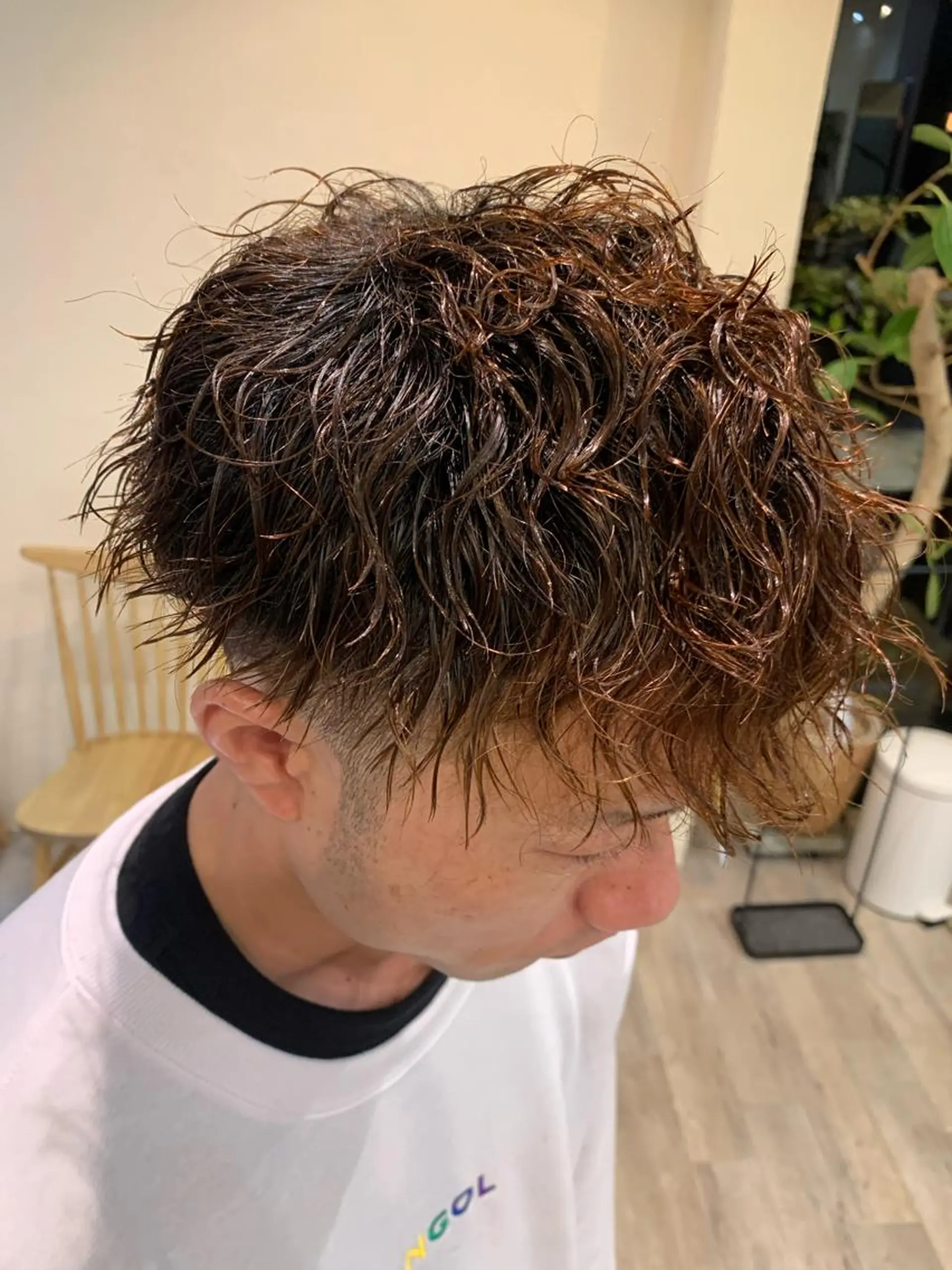 ショート パーマ メンズ メンズパーマ Hair Design Room  SHEEFT所属・【豊橋メンズ特化】 SHEEFTタイガのヘアスタイル