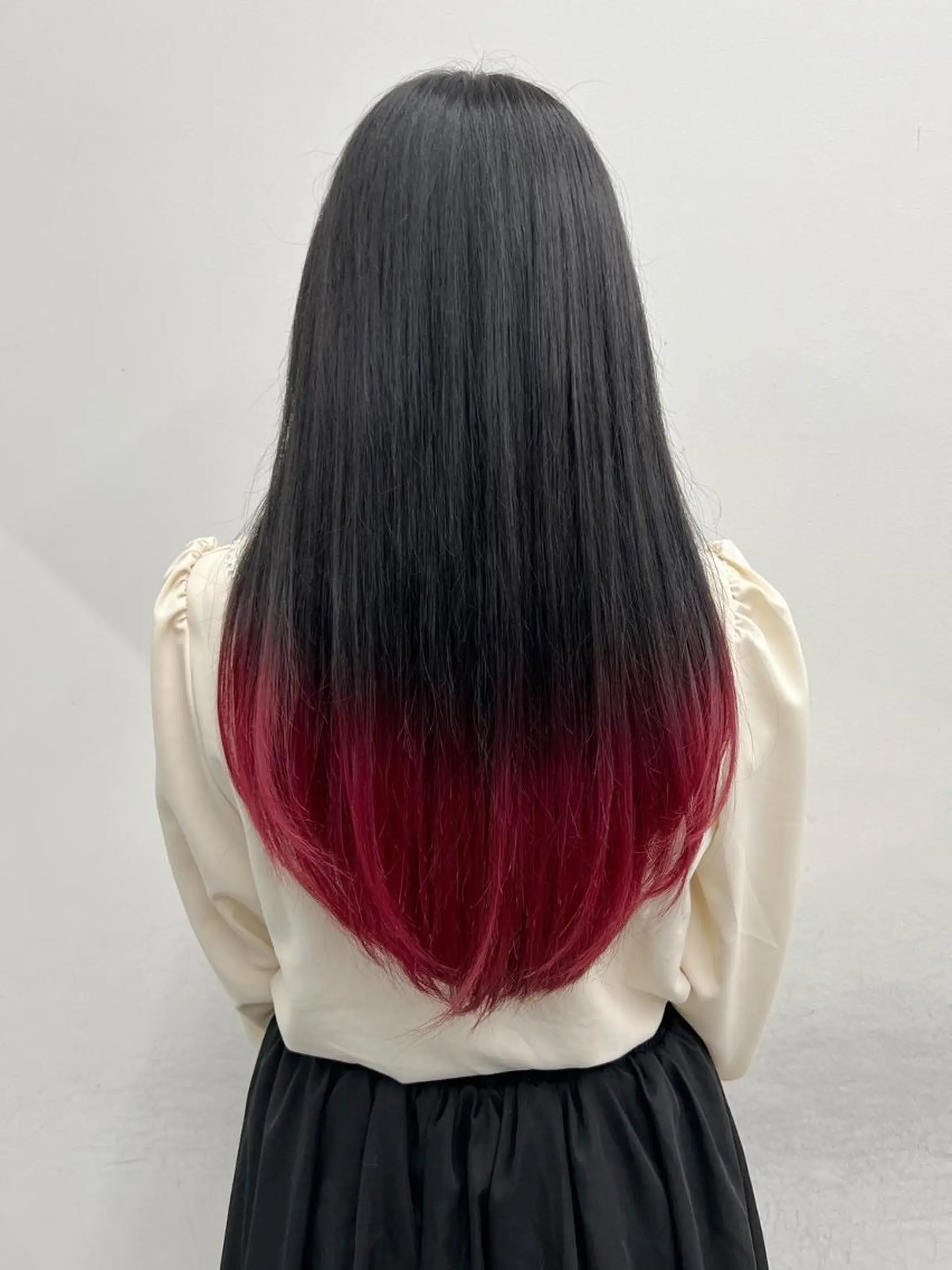 カラー アディクシーカラー アッシュ ブルーカラー ダークアッシュ グレージュ 【公式】amble luxe 中野のヘアスタイル