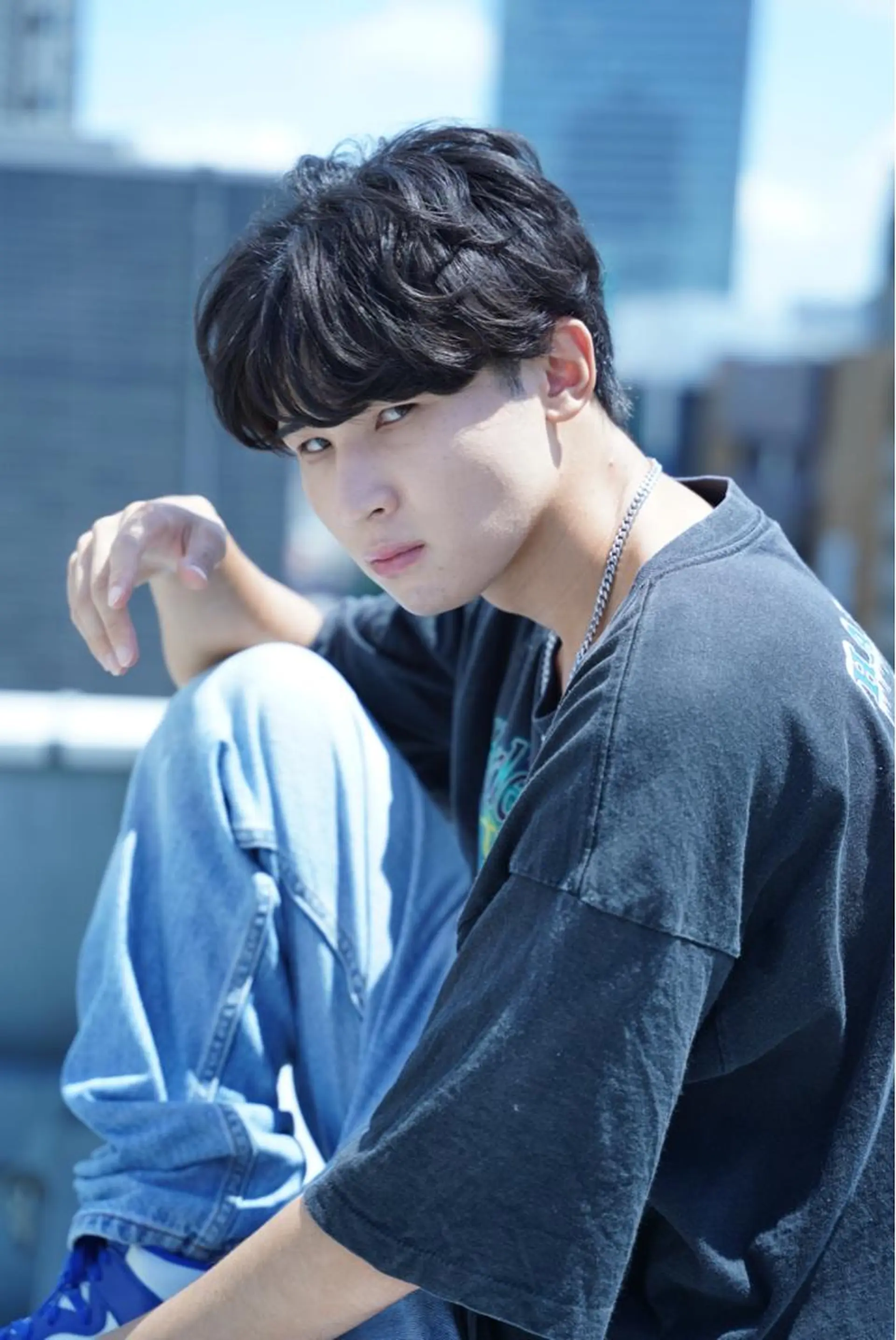 ショート パーマ メンズ 津田 祐岐のヘアスタイル